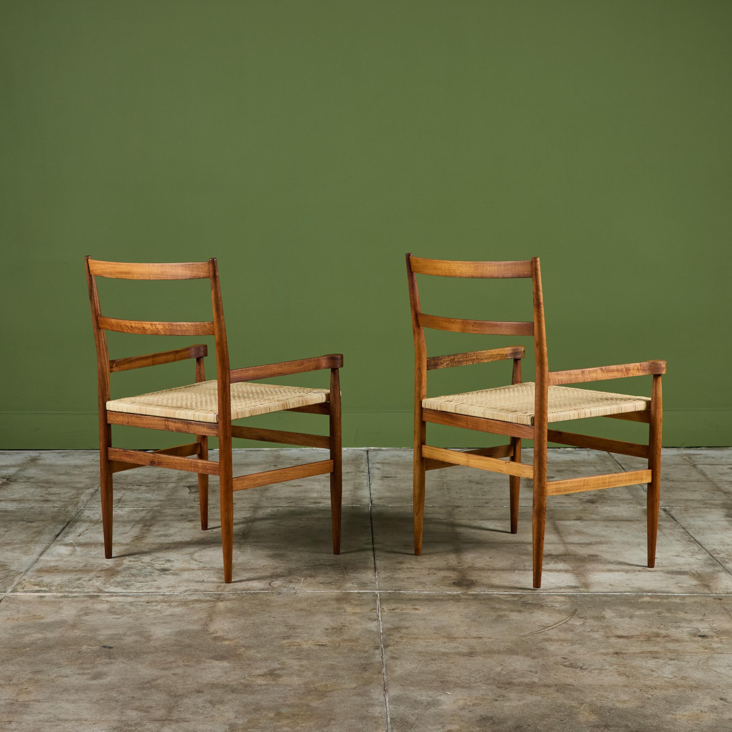 Gio Ponti Cane Seat Armchair for Knoll International For Sale 6