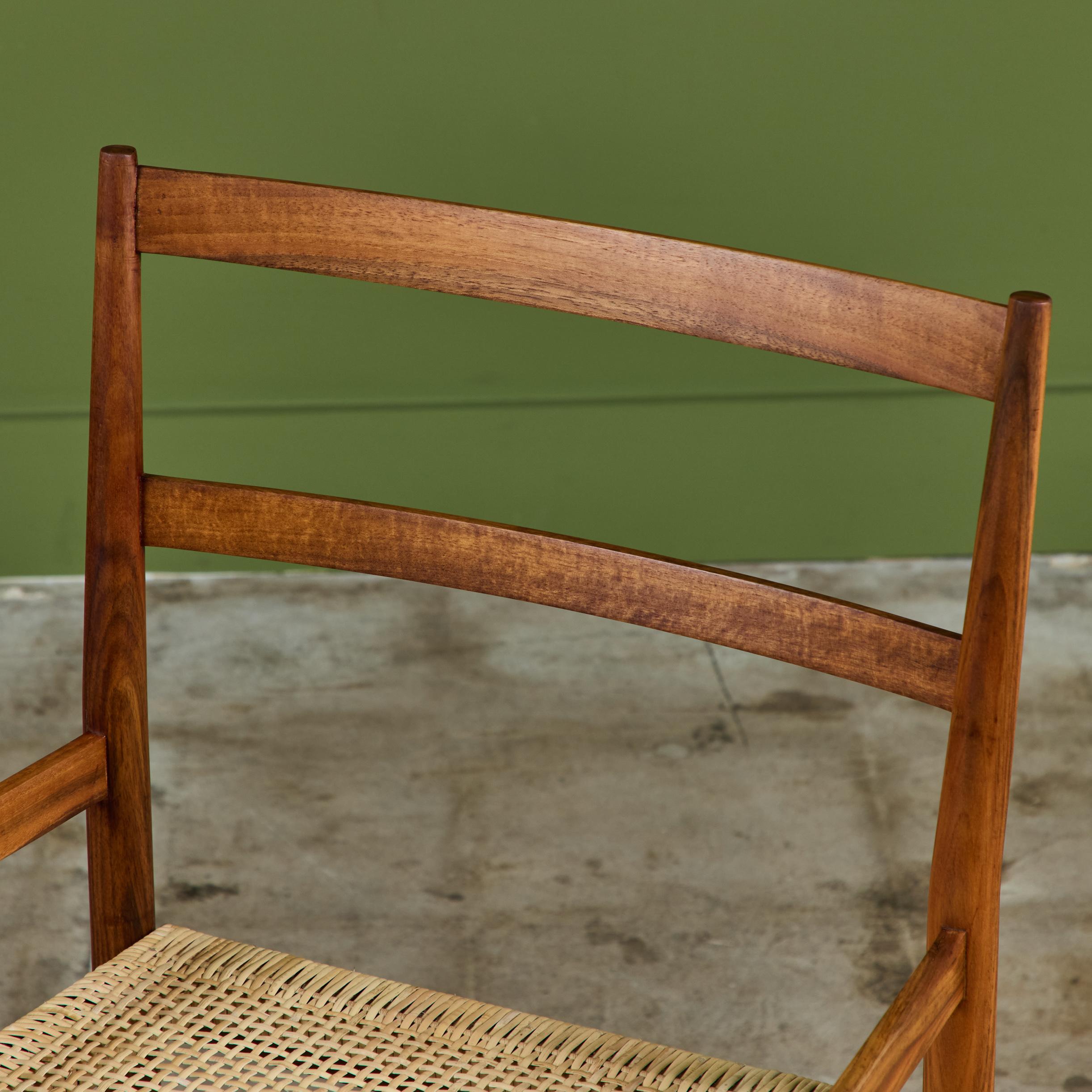 Gio Ponti Cane Seat Armchair for Knoll International For Sale 7