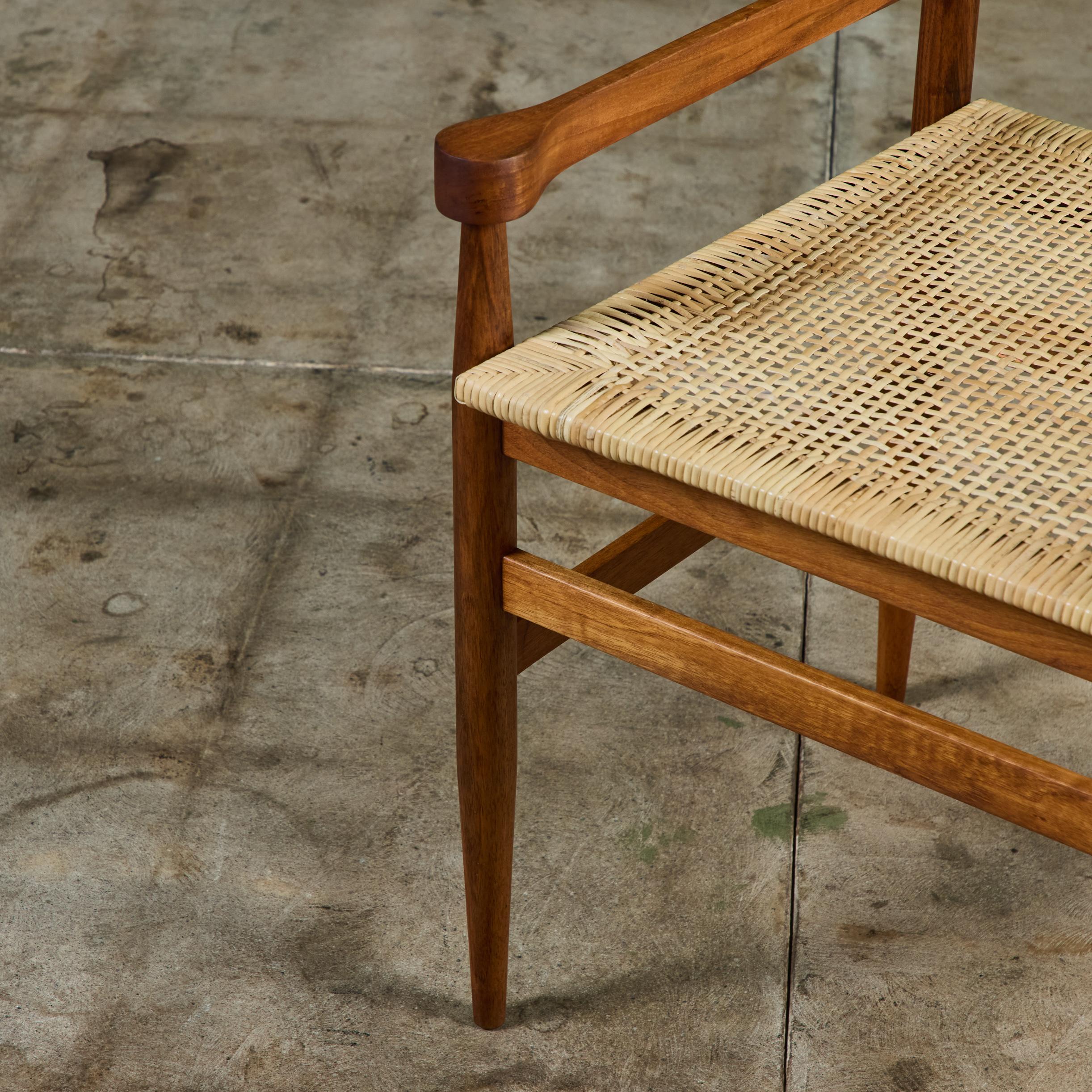 Gio Ponti Cane Seat Armchair for Knoll International For Sale 8