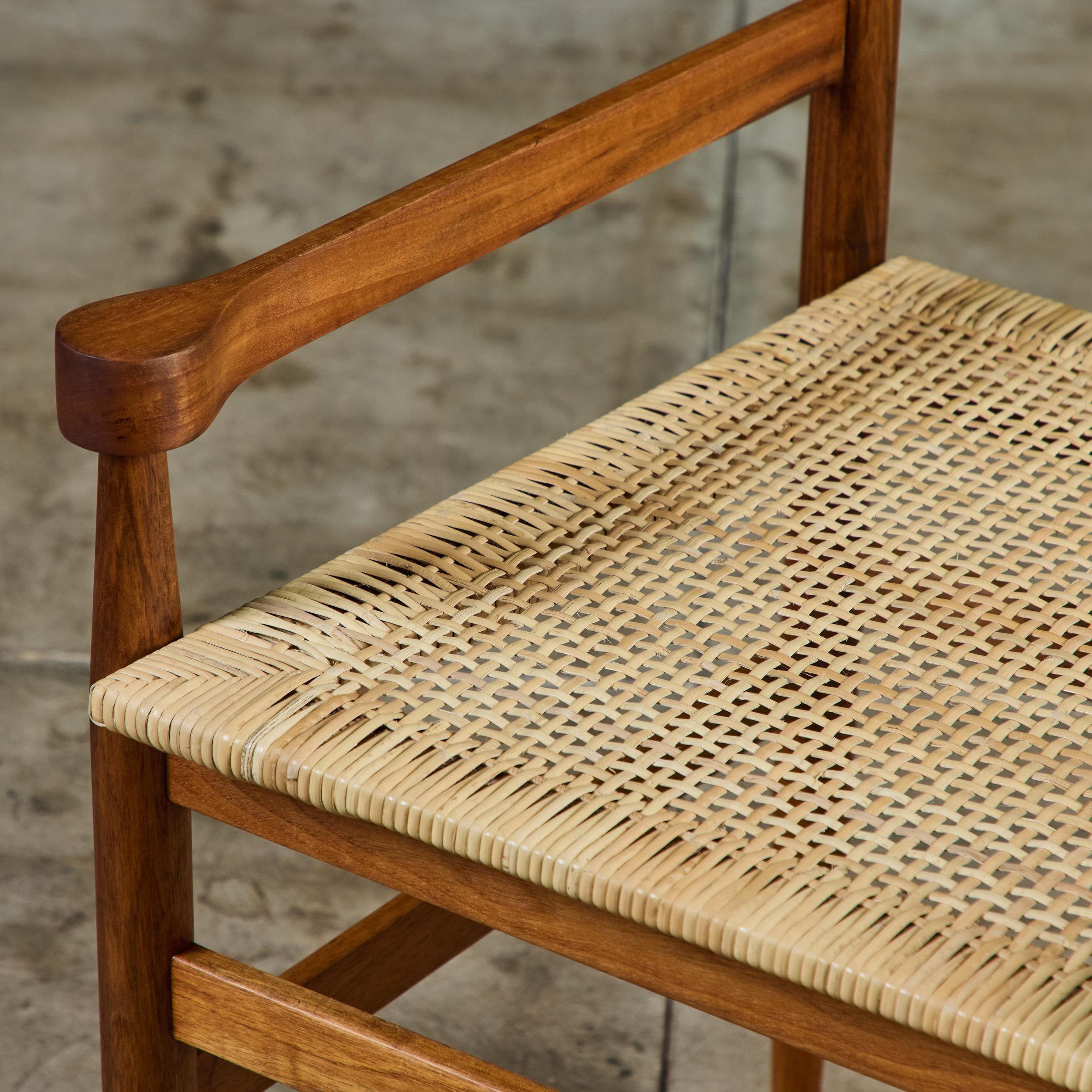 Gio Ponti Cane Seat Armchair for Knoll International For Sale 9
