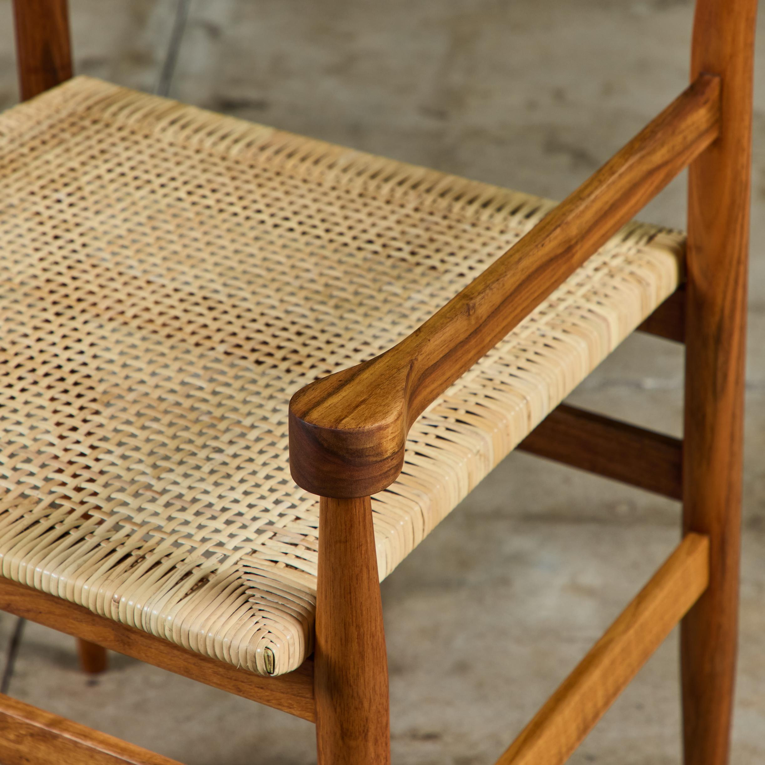 Gio Ponti Cane Seat Armchair for Knoll International For Sale 10