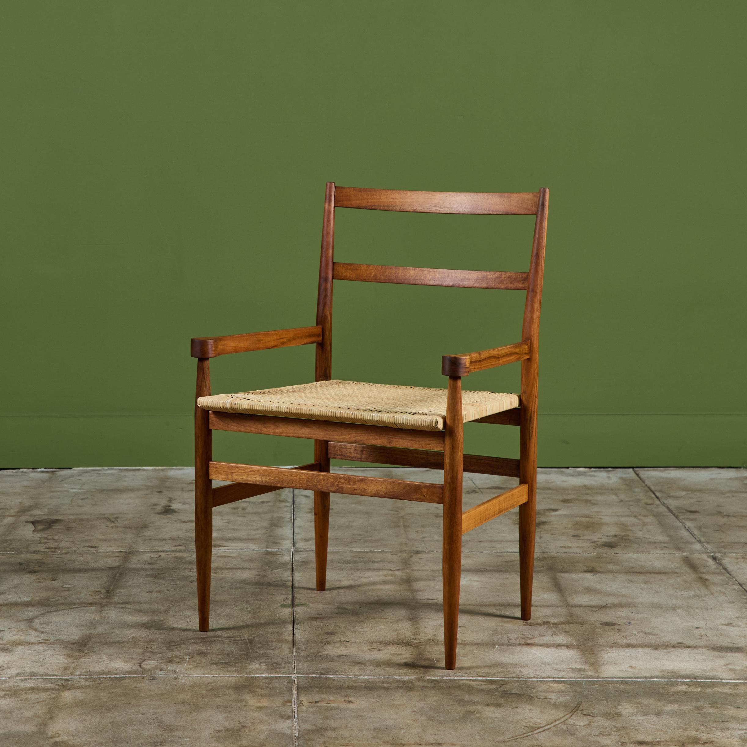 Gio Ponti Cane Seat Armchair for Knoll International For Sale 2