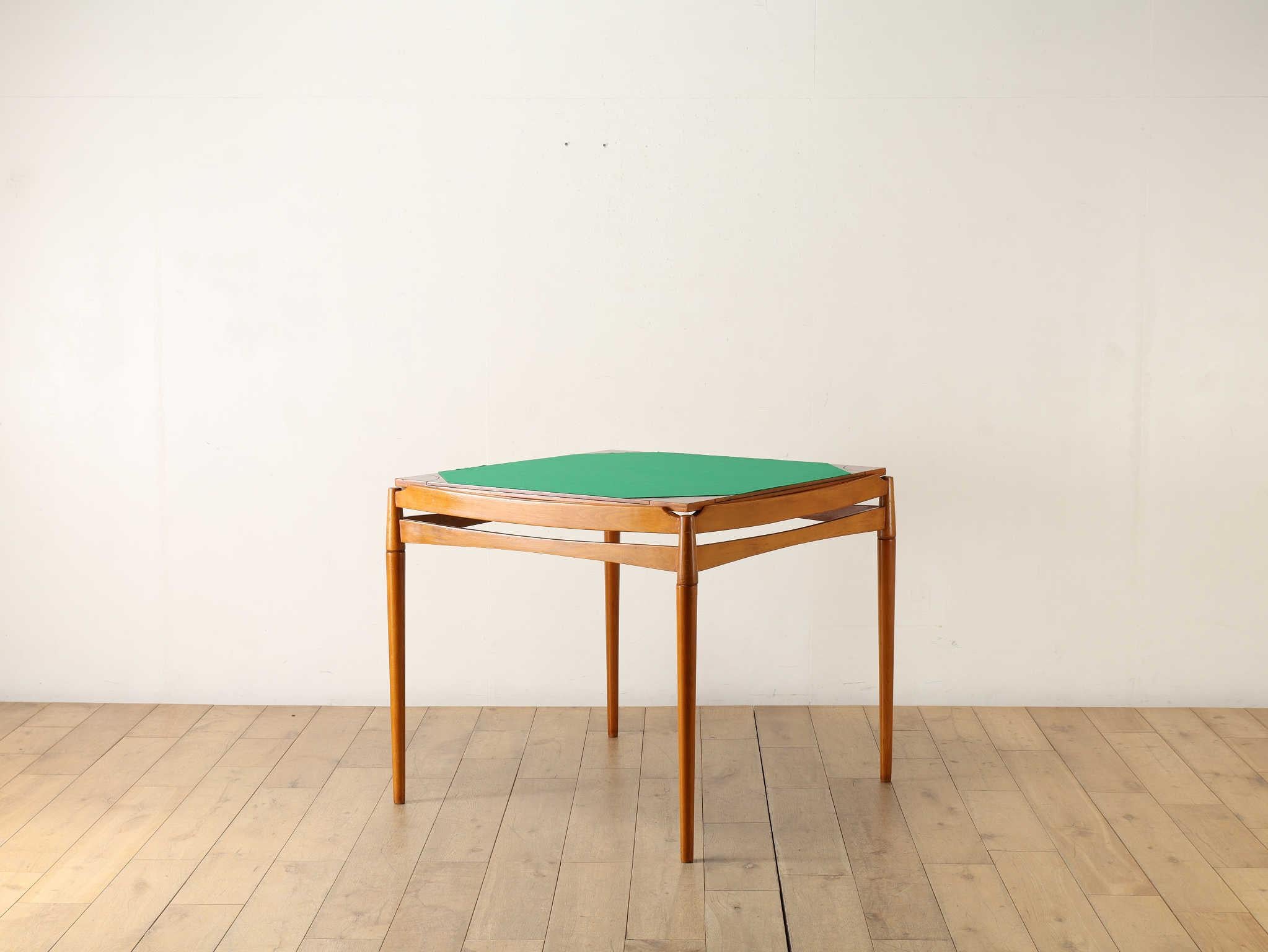 Gio Ponti Card Table For Fratelli Reguitti 1950's For Sale 4
