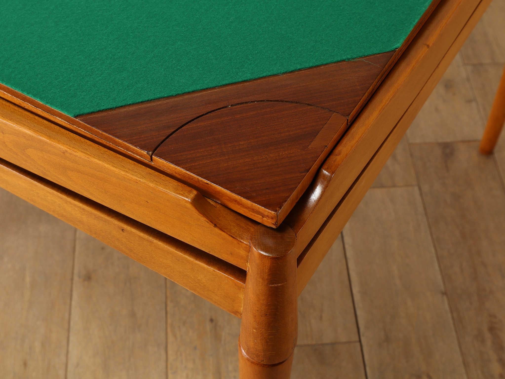 Gio Ponti Card Table For Fratelli Reguitti 1950's For Sale 9