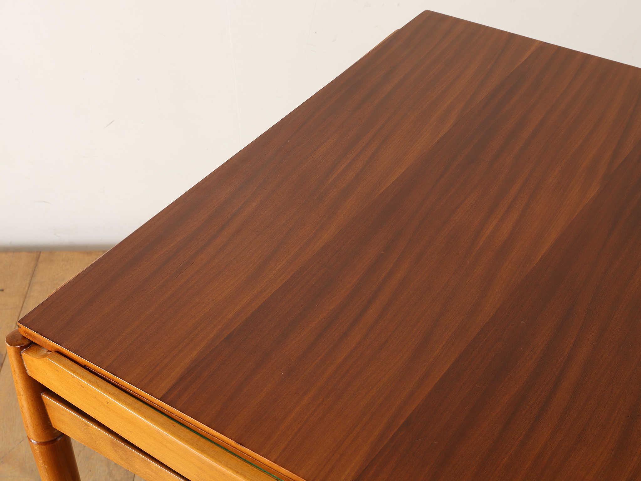 Gio Ponti Card Table For Fratelli Reguitti 1950's In Good Condition For Sale In Shibuya-ku, 13