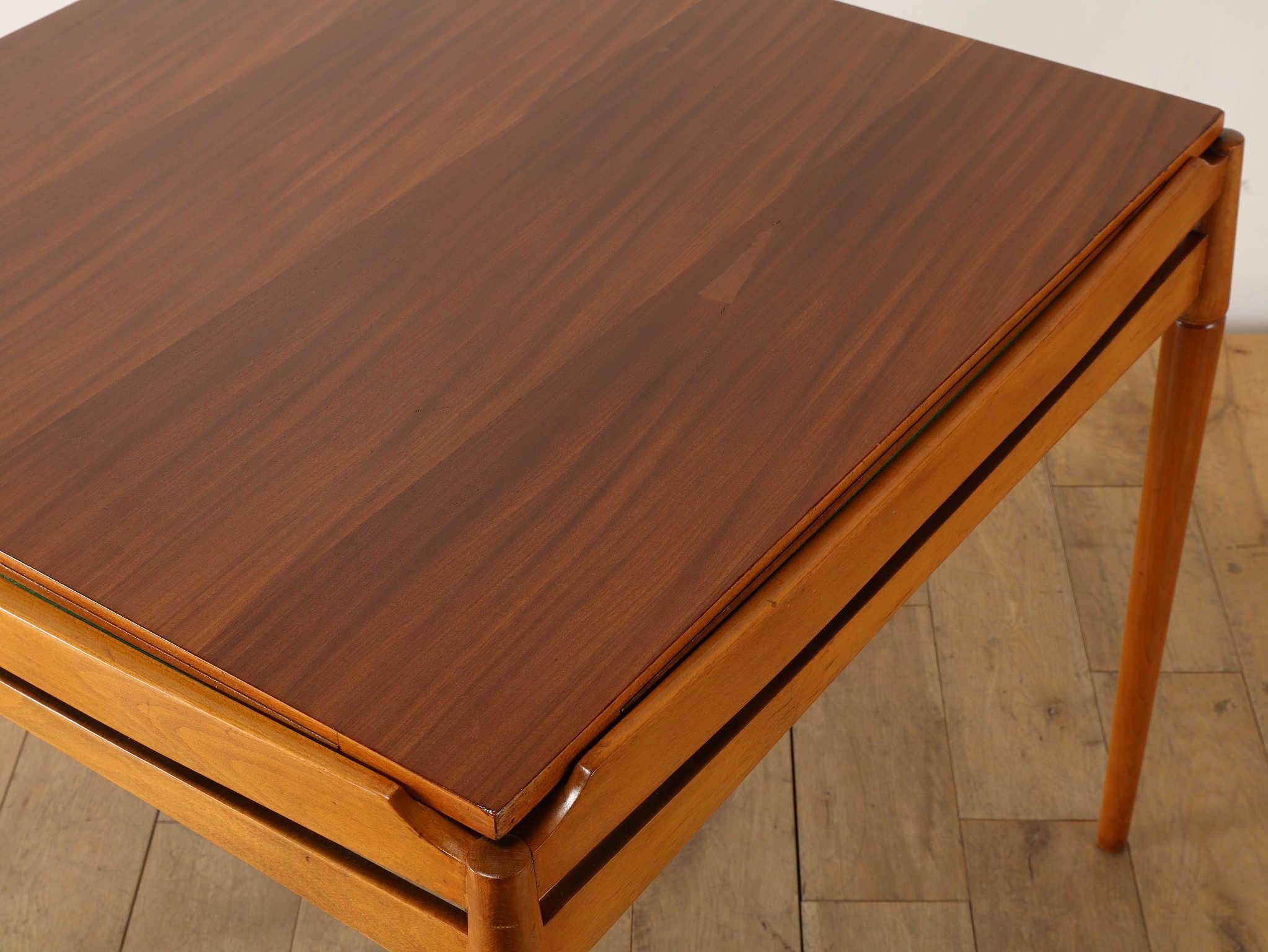 Mid-20th Century Gio Ponti Card Table For Fratelli Reguitti 1950's For Sale