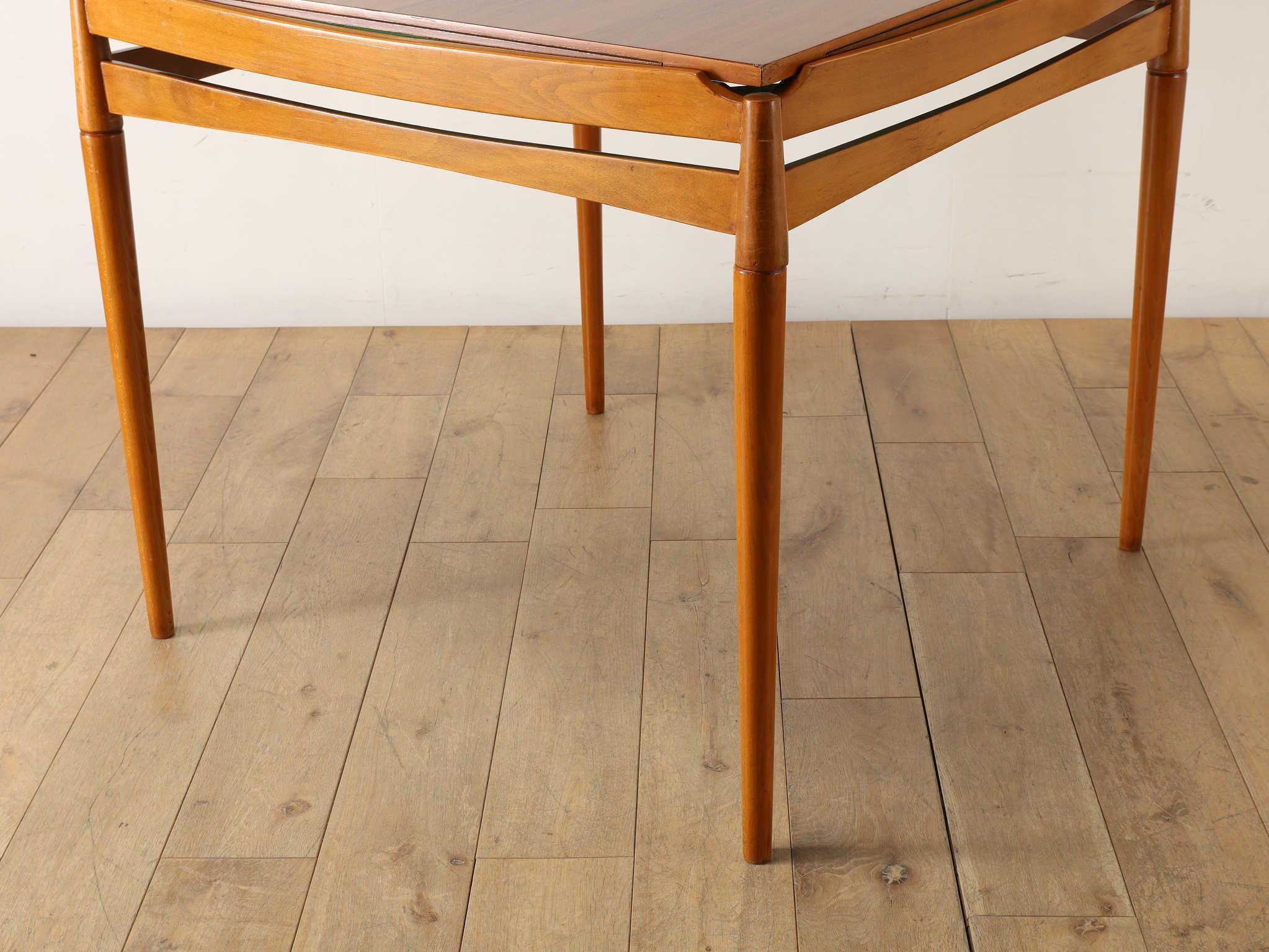 Gio Ponti Card Table For Fratelli Reguitti 1950's For Sale 2