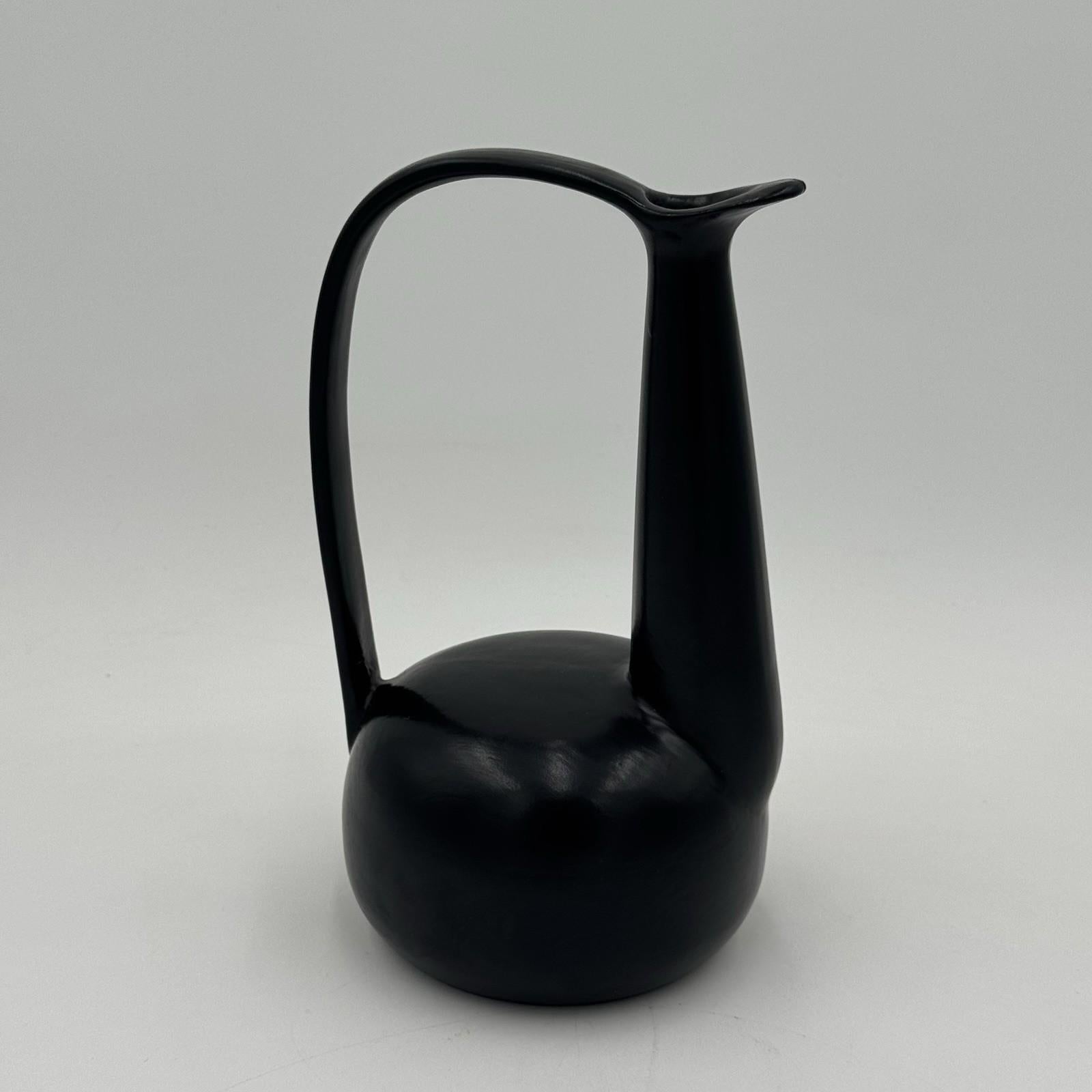 Gio Ponti & Carlo Alberto Rossi Vaso Bucchero N.3 Anni '40 Rarissimo Design mediados del siglo XX en venta