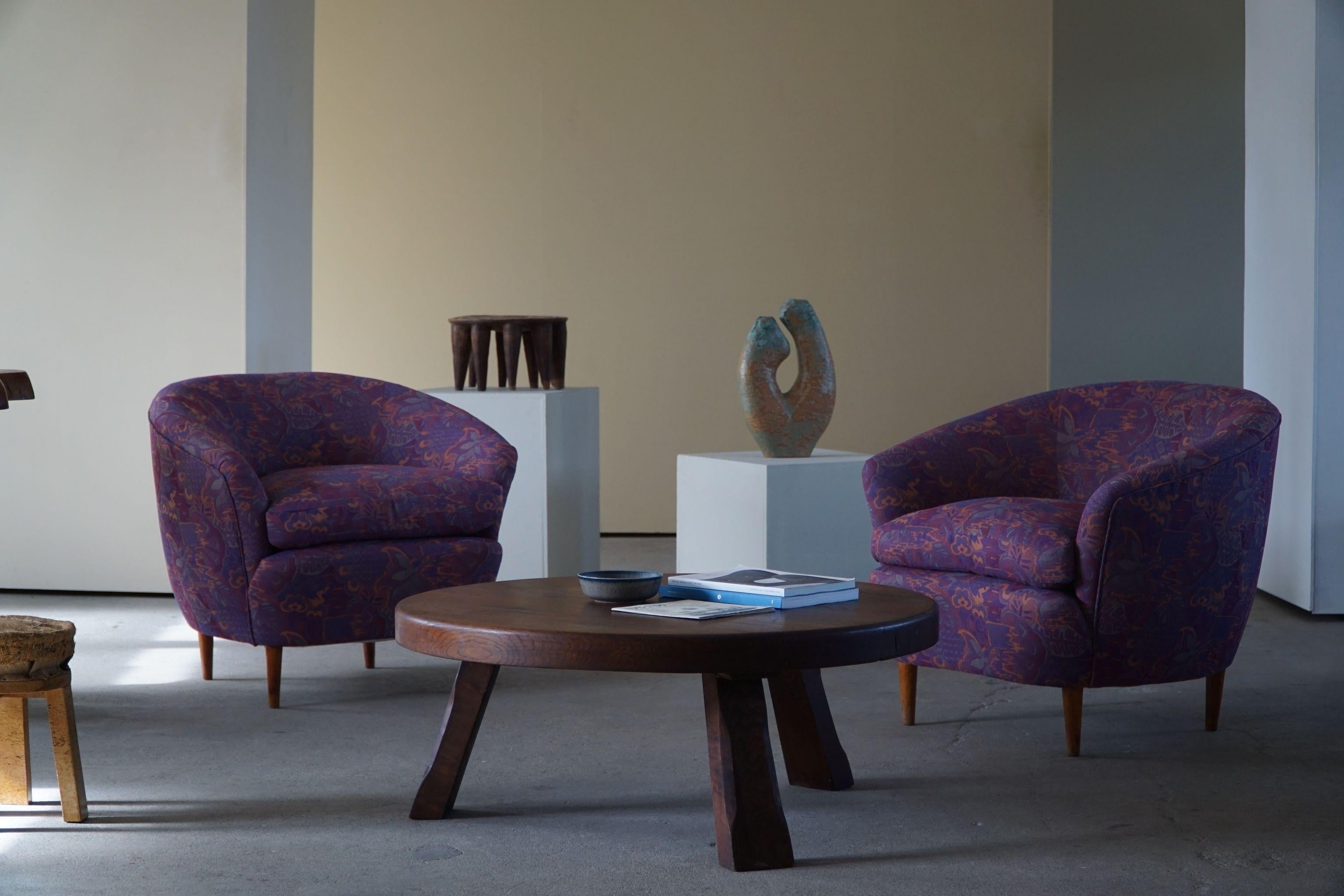 italien Gio Ponti, Casa e Giardino, Paire de chaises longues, retapissées, années 1940 en vente