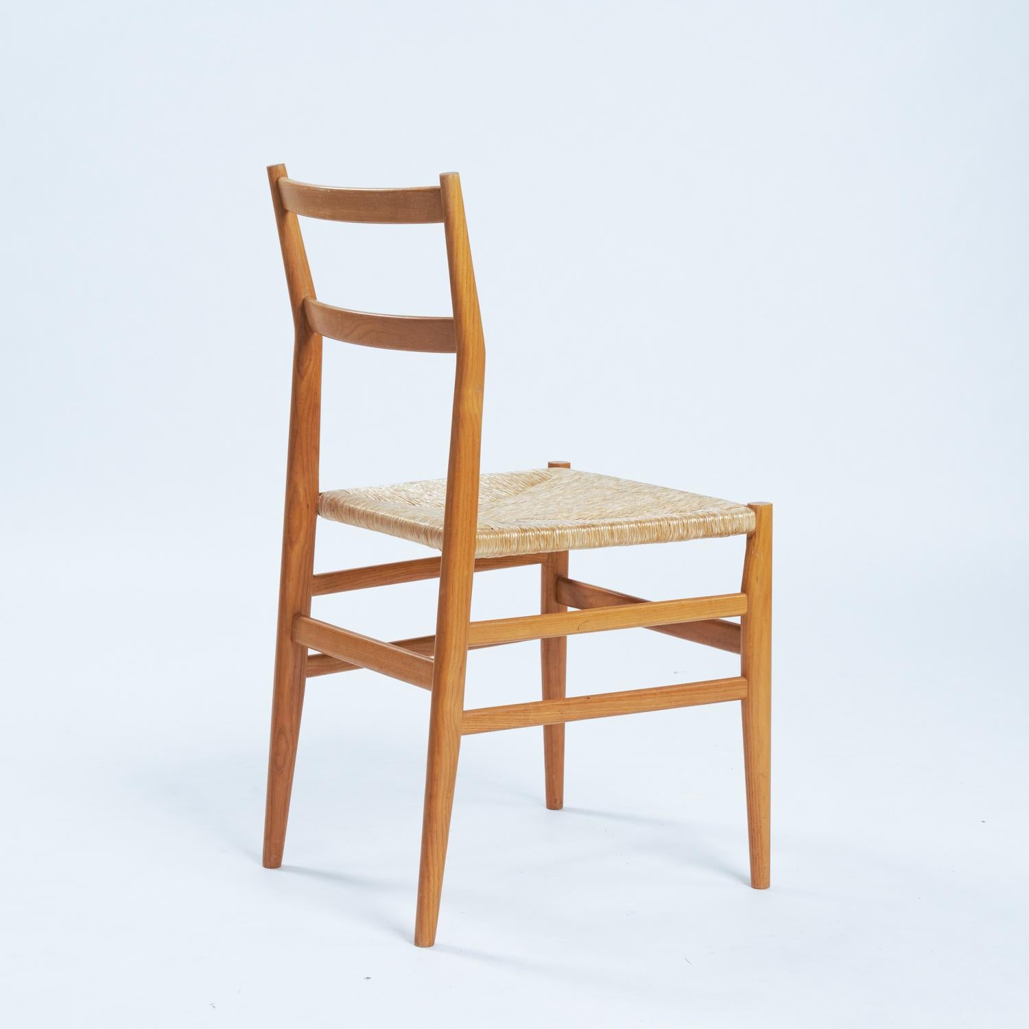 Italian Gio Ponti Leggera dining chairs Cassina, set of 6, Italy, 1956 For Sale