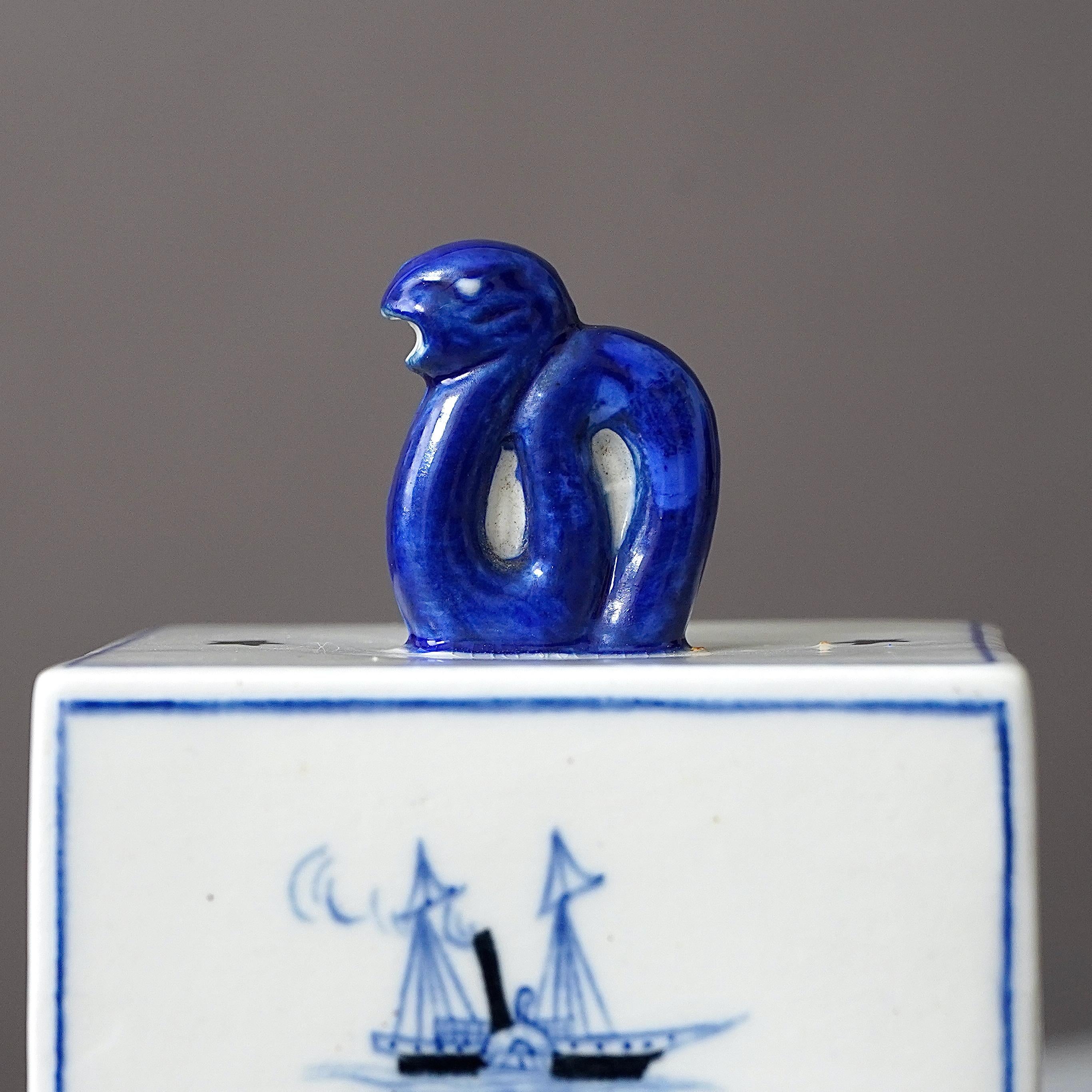 Boîte en céramique de Gio Ponti pour Richard Ginori San Cristoforo, Italie, 1927 en vente 7