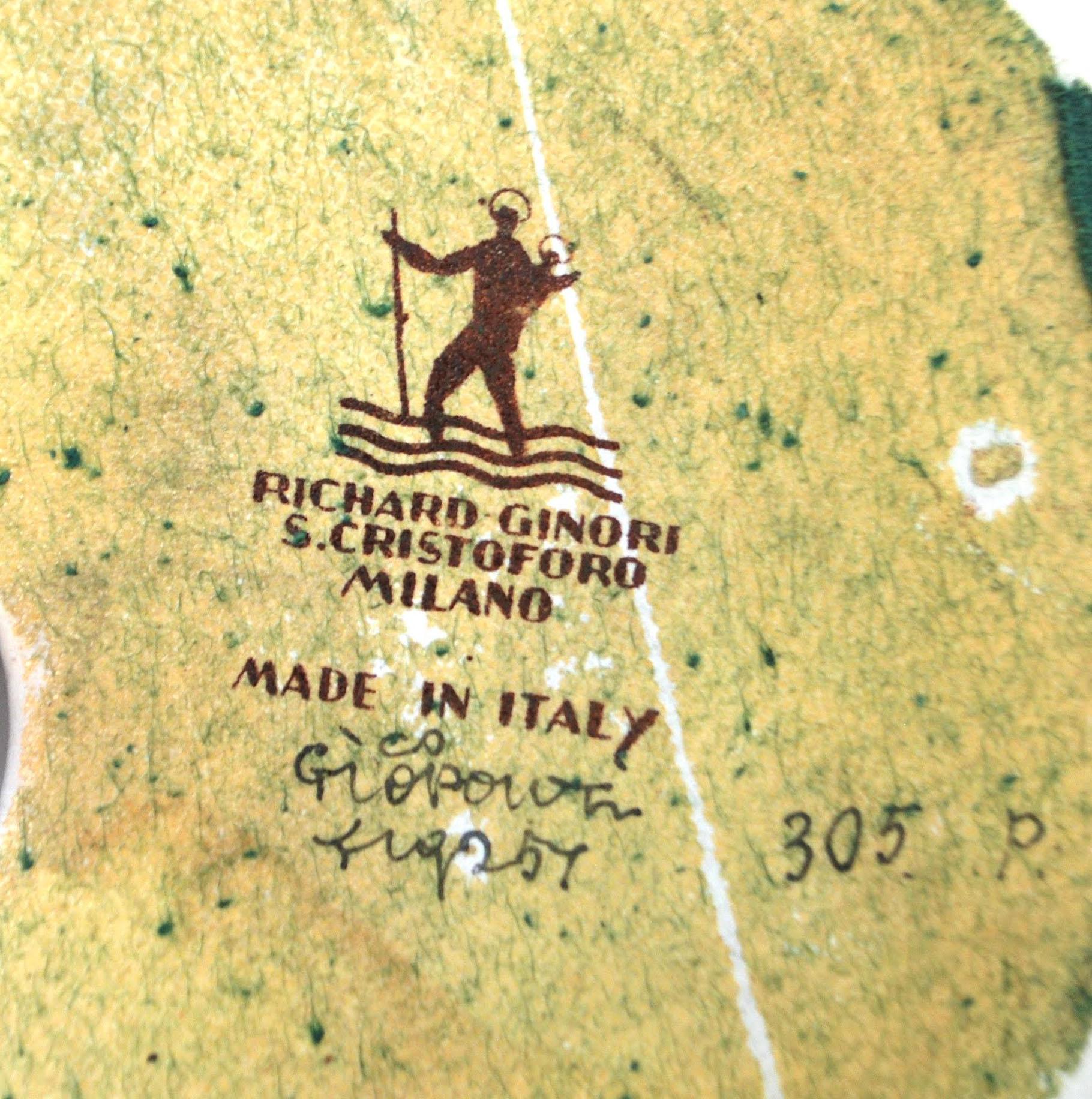 Gio Ponti Ceramic Figure Il Pellegrino Stanco for Richard Ginori, circa 1920s In Excellent Condition In Peabody, MA