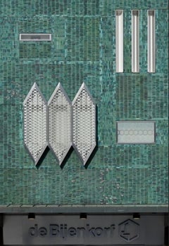 Gio Ponti Ceramic Tile Exterior Wall Panel from 'De Bijenkorf' Netherlands 1964