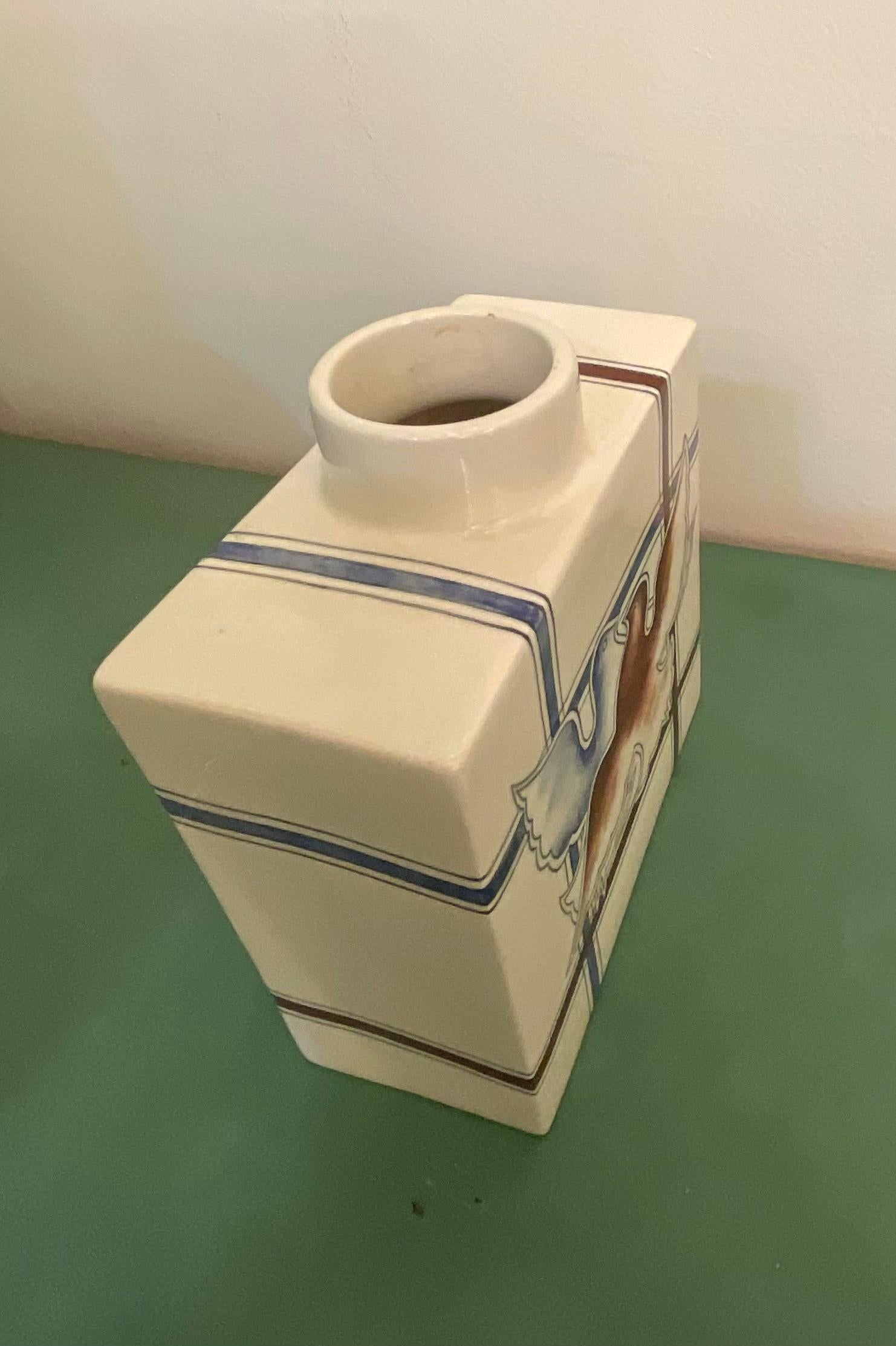 GIO PONTI - RICHARD GINORI Céramiques - SAN CRISTOFORO - Fabriqué en Italie 1929. en vente 2