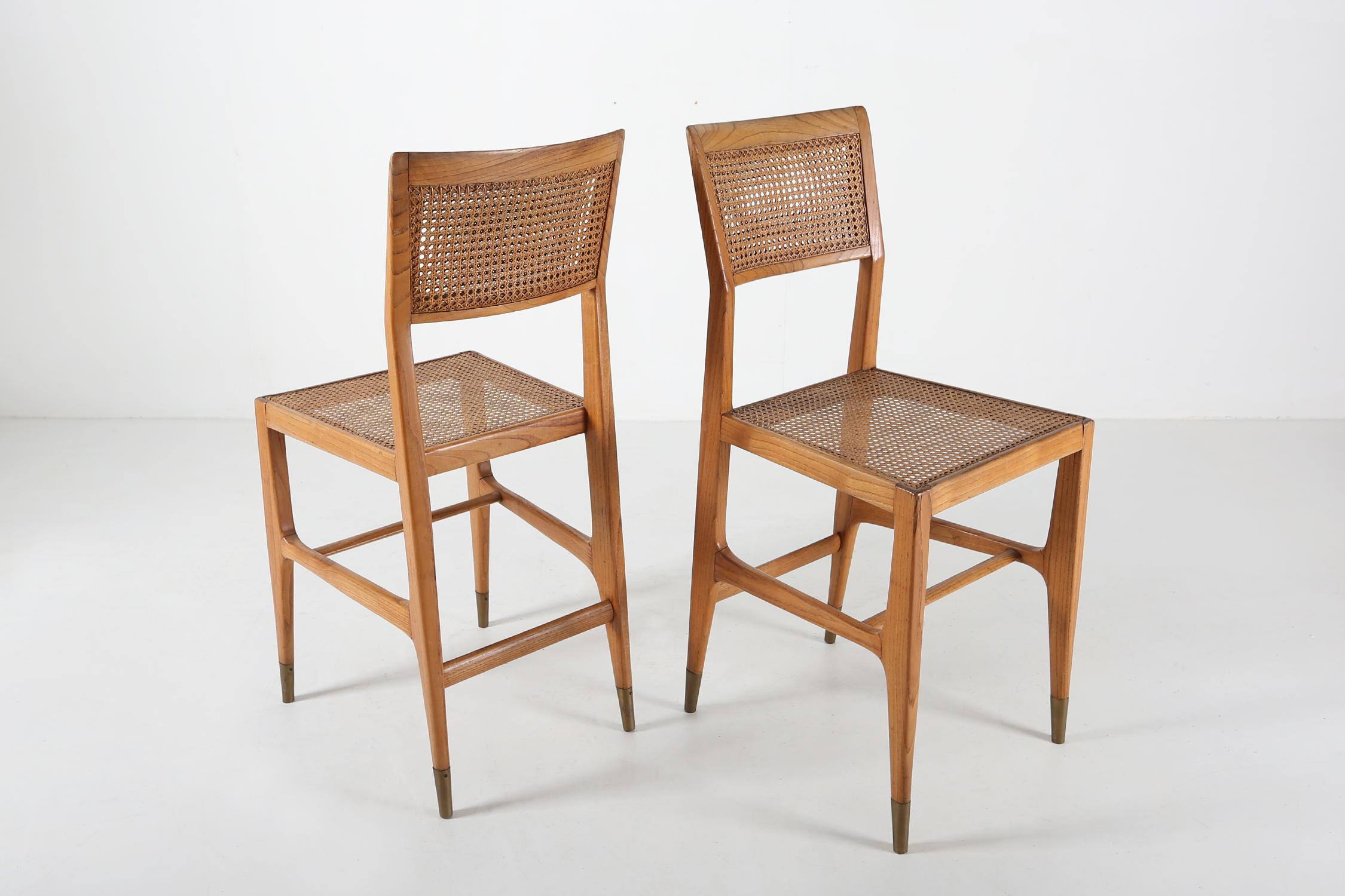 Gio Ponti Chairs for the Casino San Remo In Good Condition For Sale In Meulebeke, BE