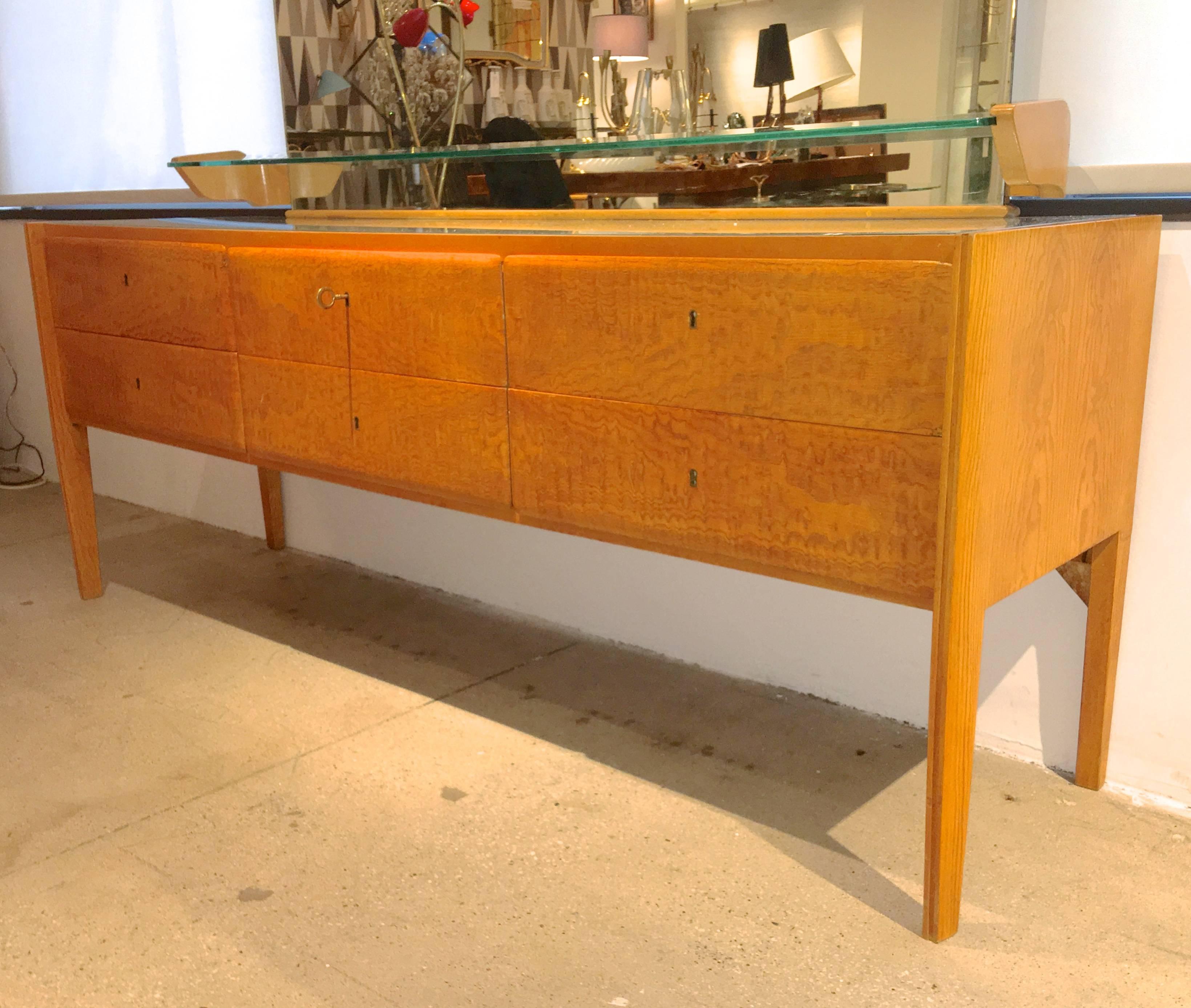 Gio Ponti Chest with Mirror For Sale 7