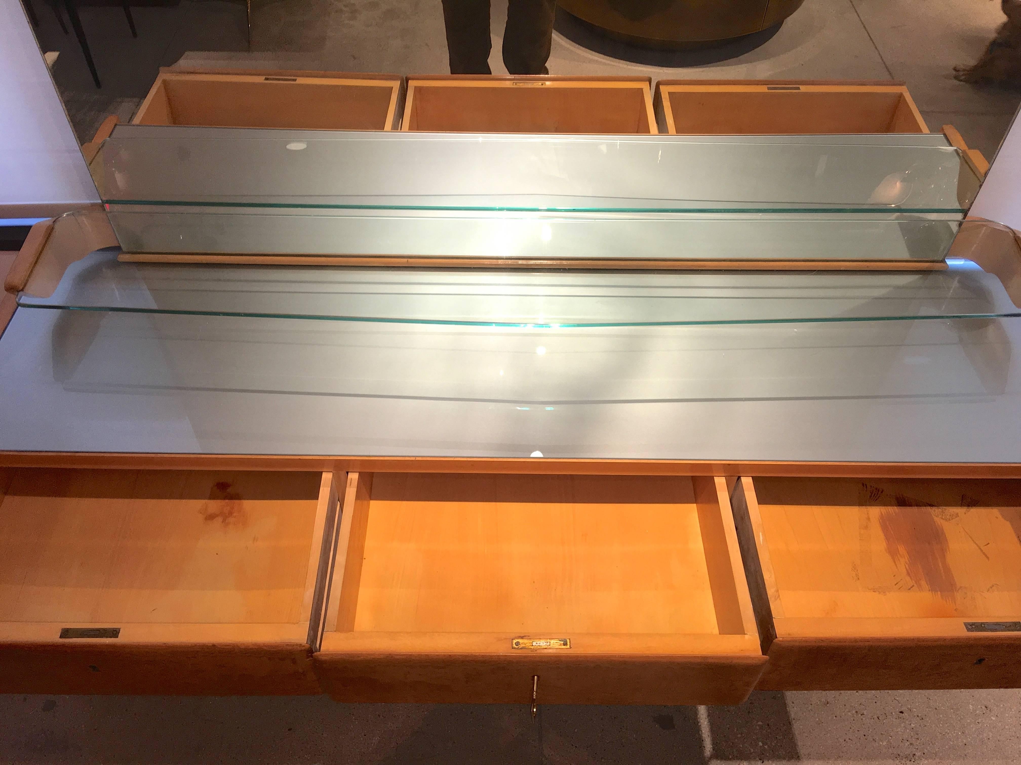 Gio Ponti Chest with Mirror For Sale 8