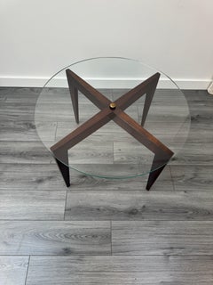 Gio Ponti circular coffee table with certificate of authenticity.