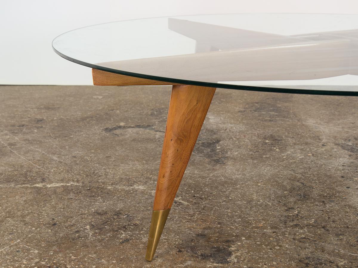 Brass Gio Ponti Cocktail Table