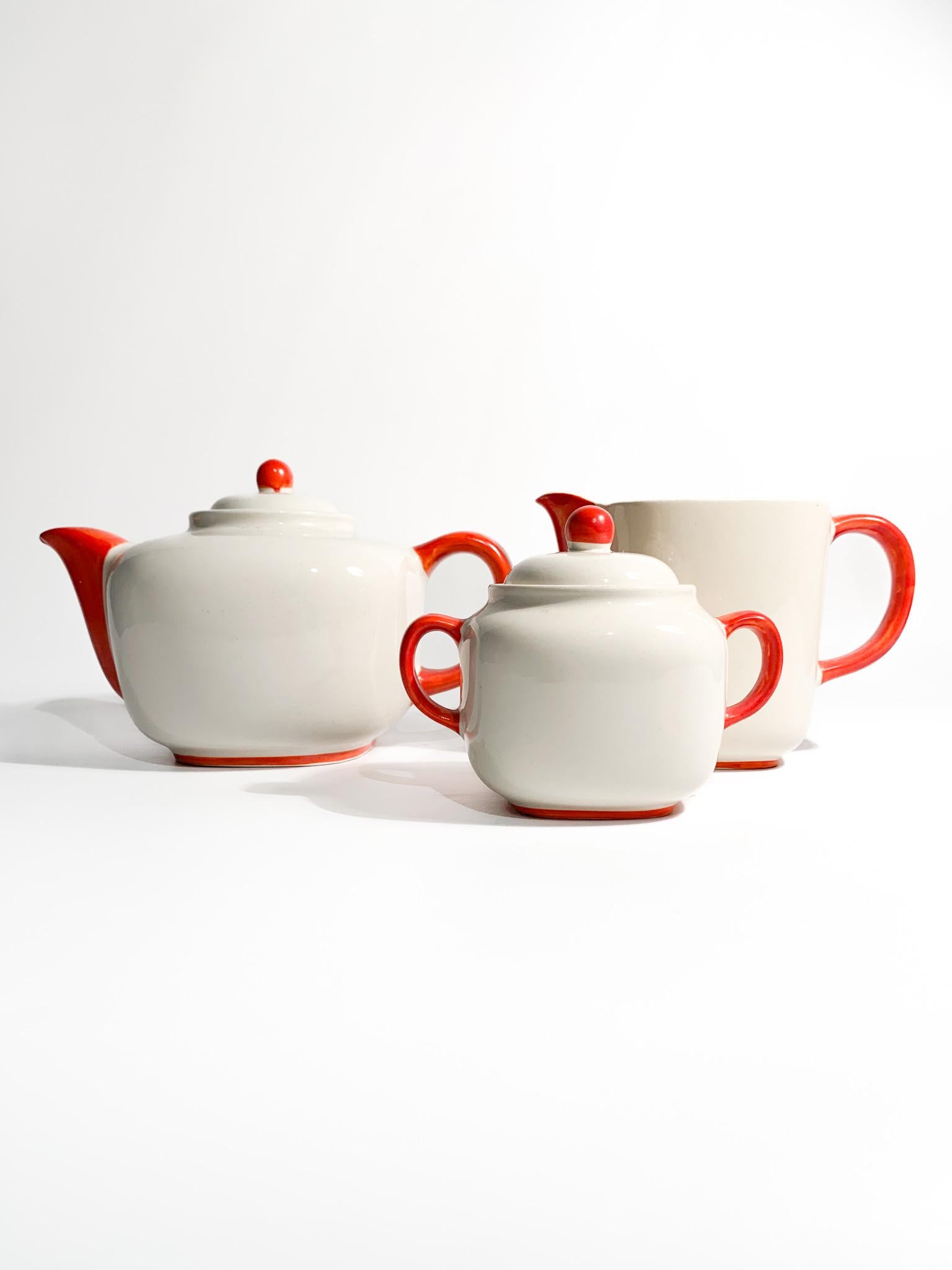 Porcelain Gio Ponti Coffee Serving Set by for Richard Ginori from 1938