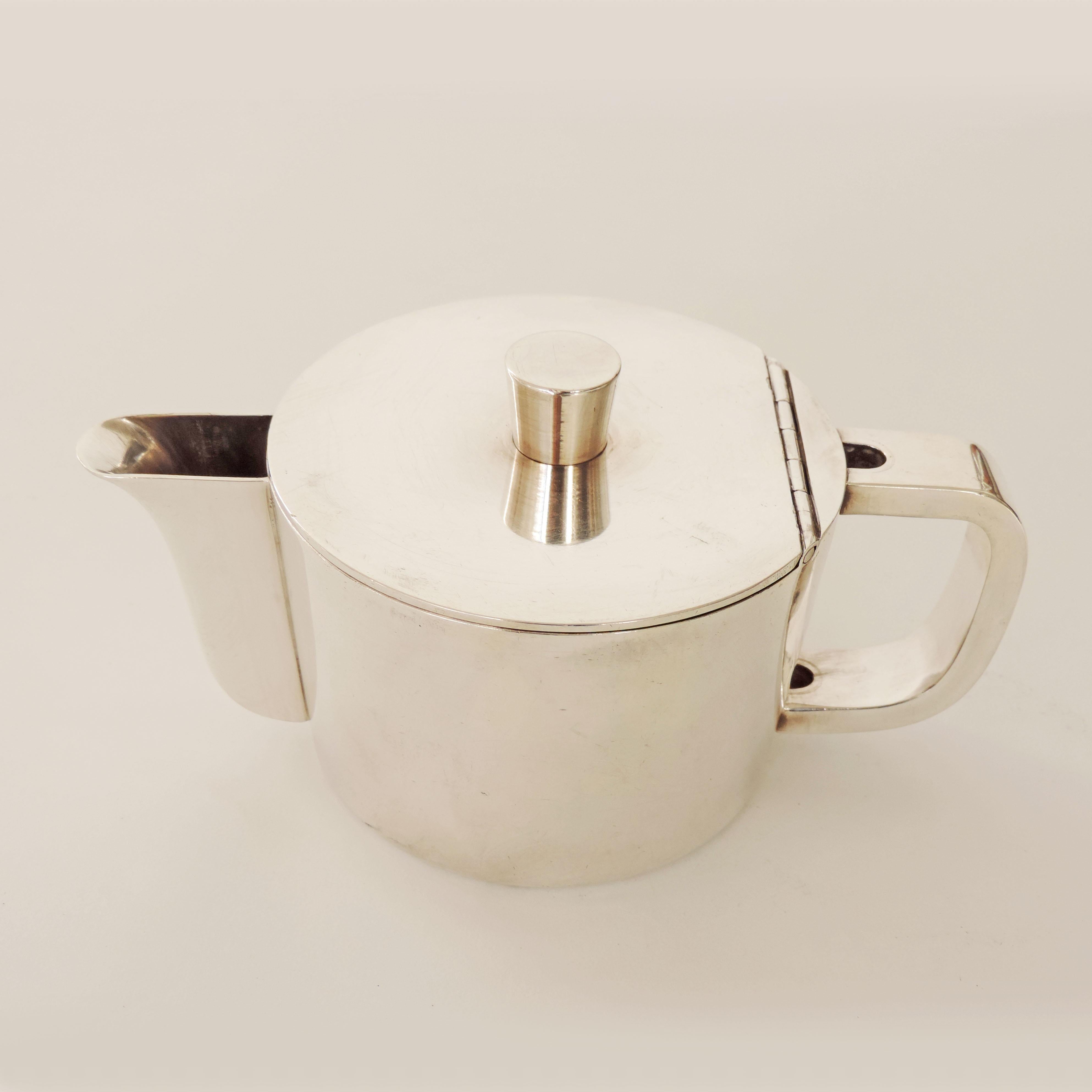Gio Ponti Coffee Set for the Historical Sant Ambroeus Coffee House, Italy, 1940s In Good Condition In Milan, IT