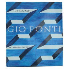 Vintage Gio Ponti Coffee Table Book, 1990