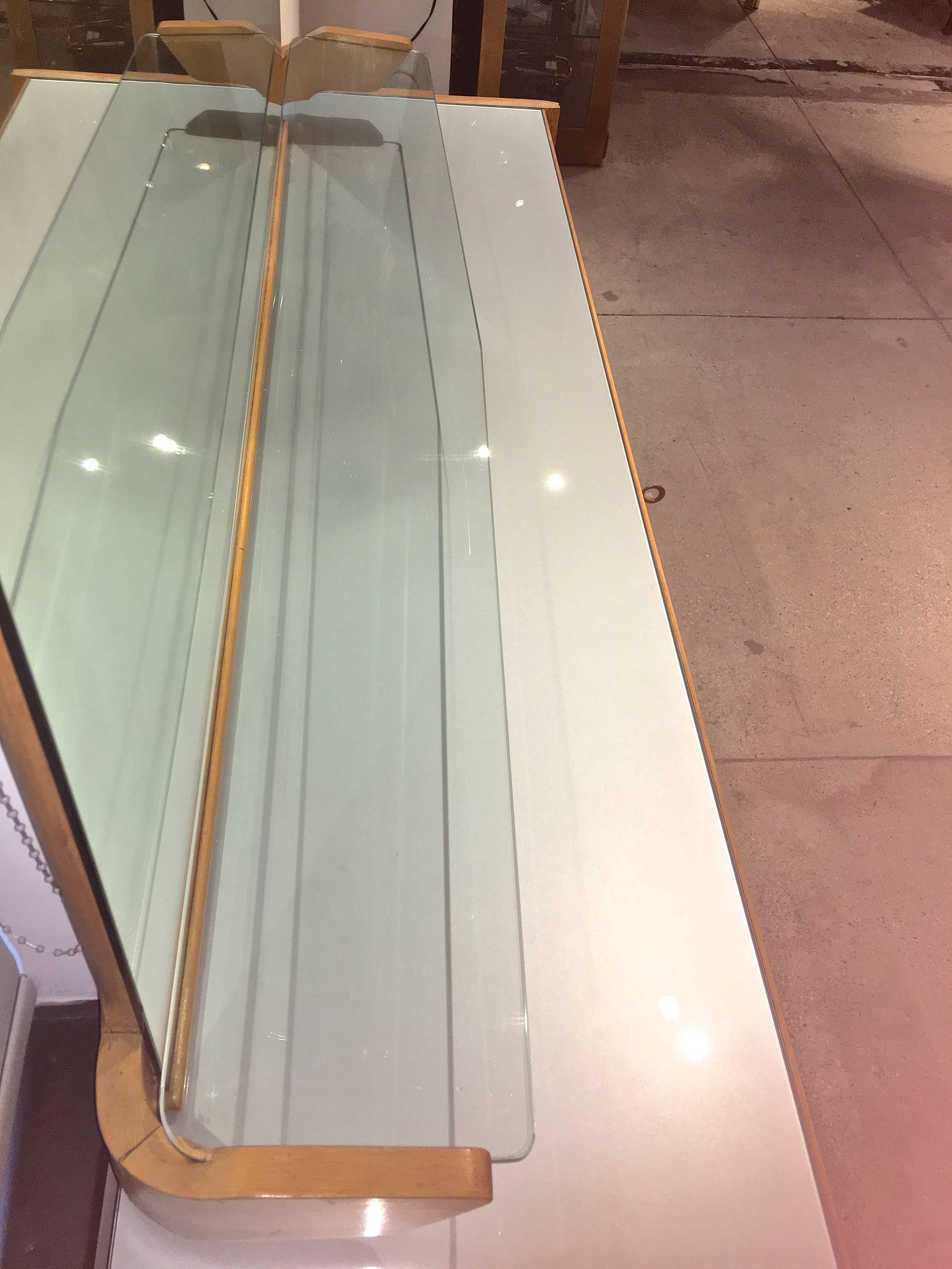 Consola Gio Ponti con espejo en venta 3