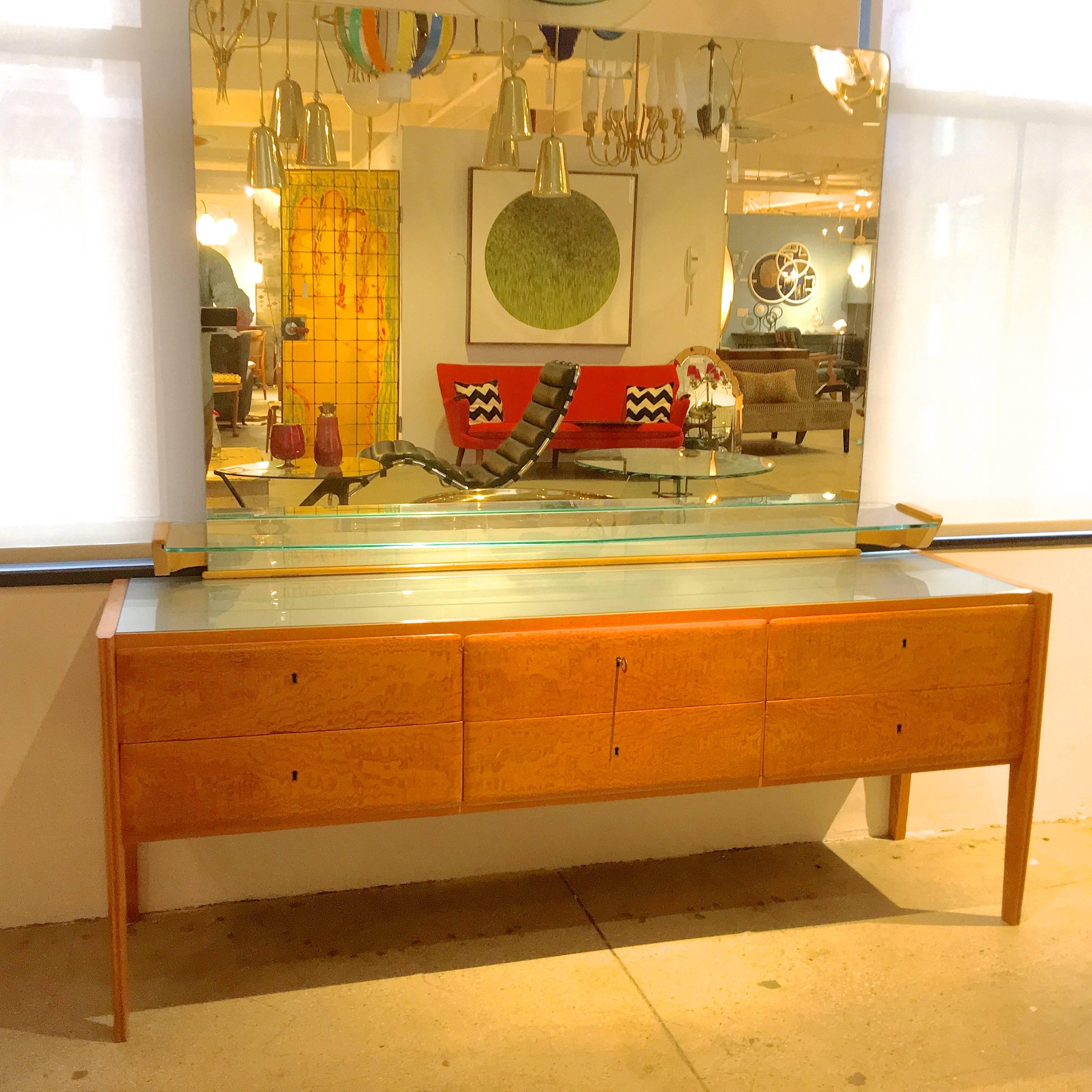 Consola Gio Ponti con espejo Italiano en venta