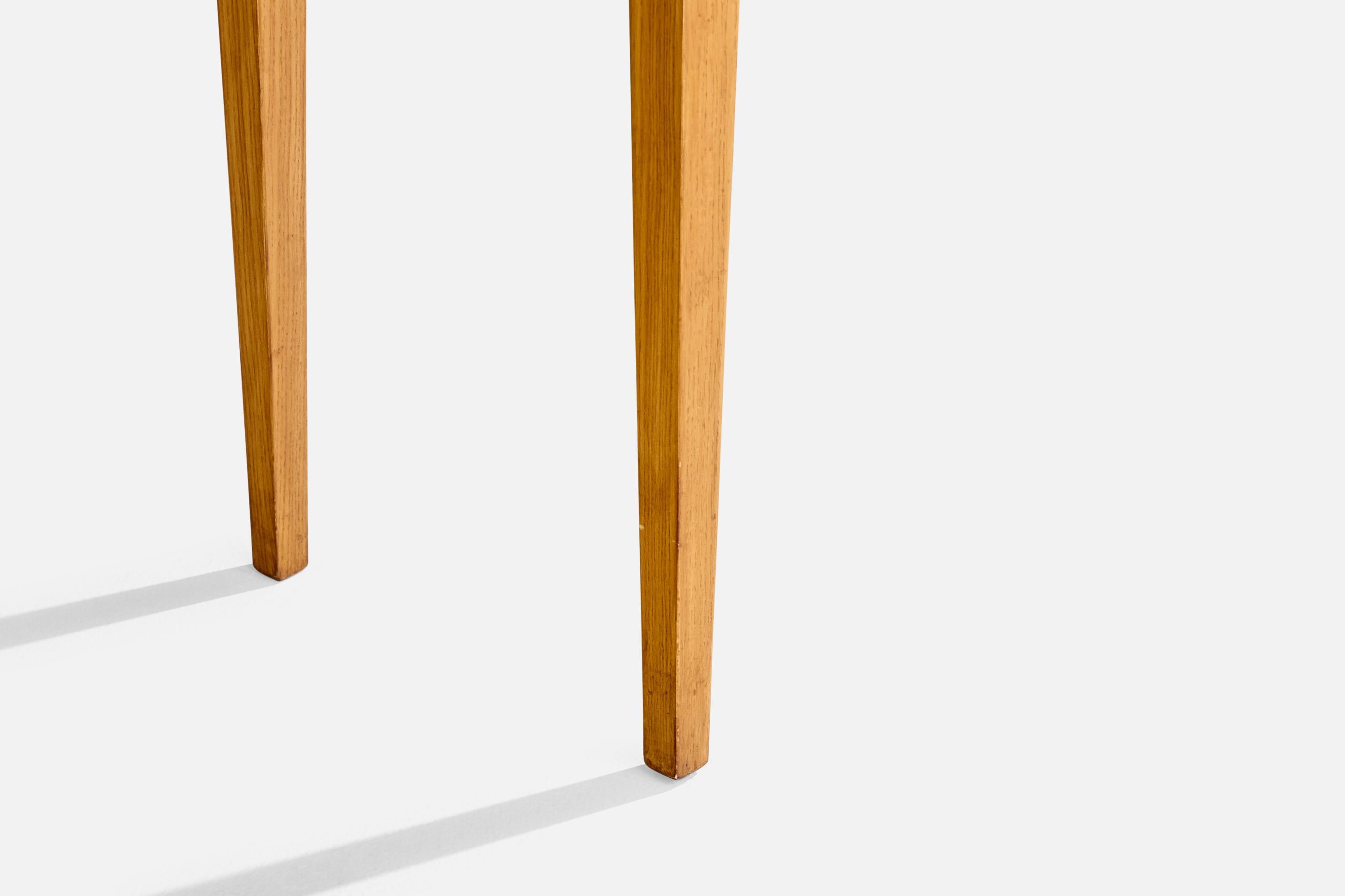 Gio Ponti, Console Table, Ash, Laminate, Italy, 1950s For Sale 1