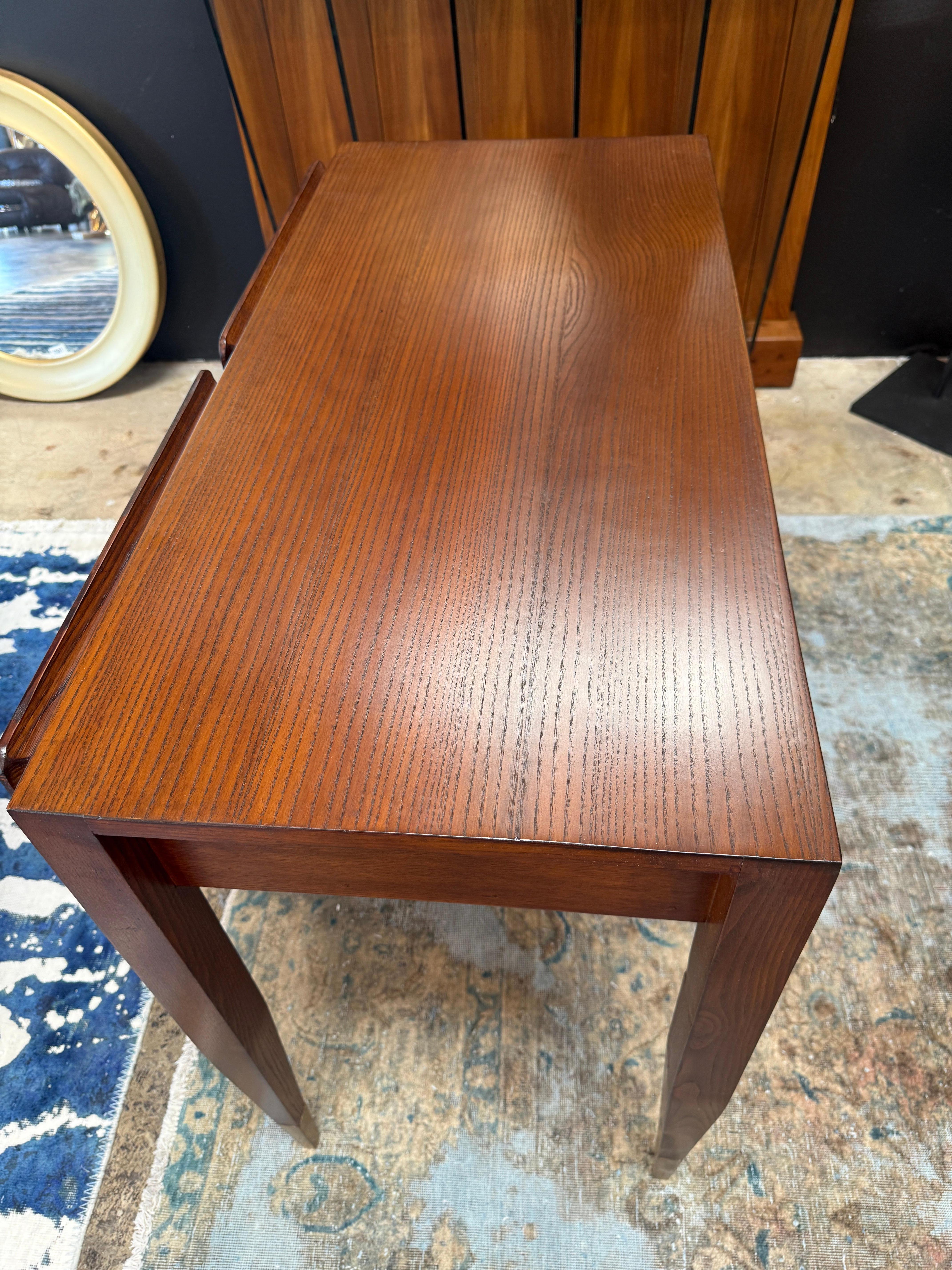 Gio Ponti Console Table with Brass-Capped Legs, Italy, 1950s For Sale 2