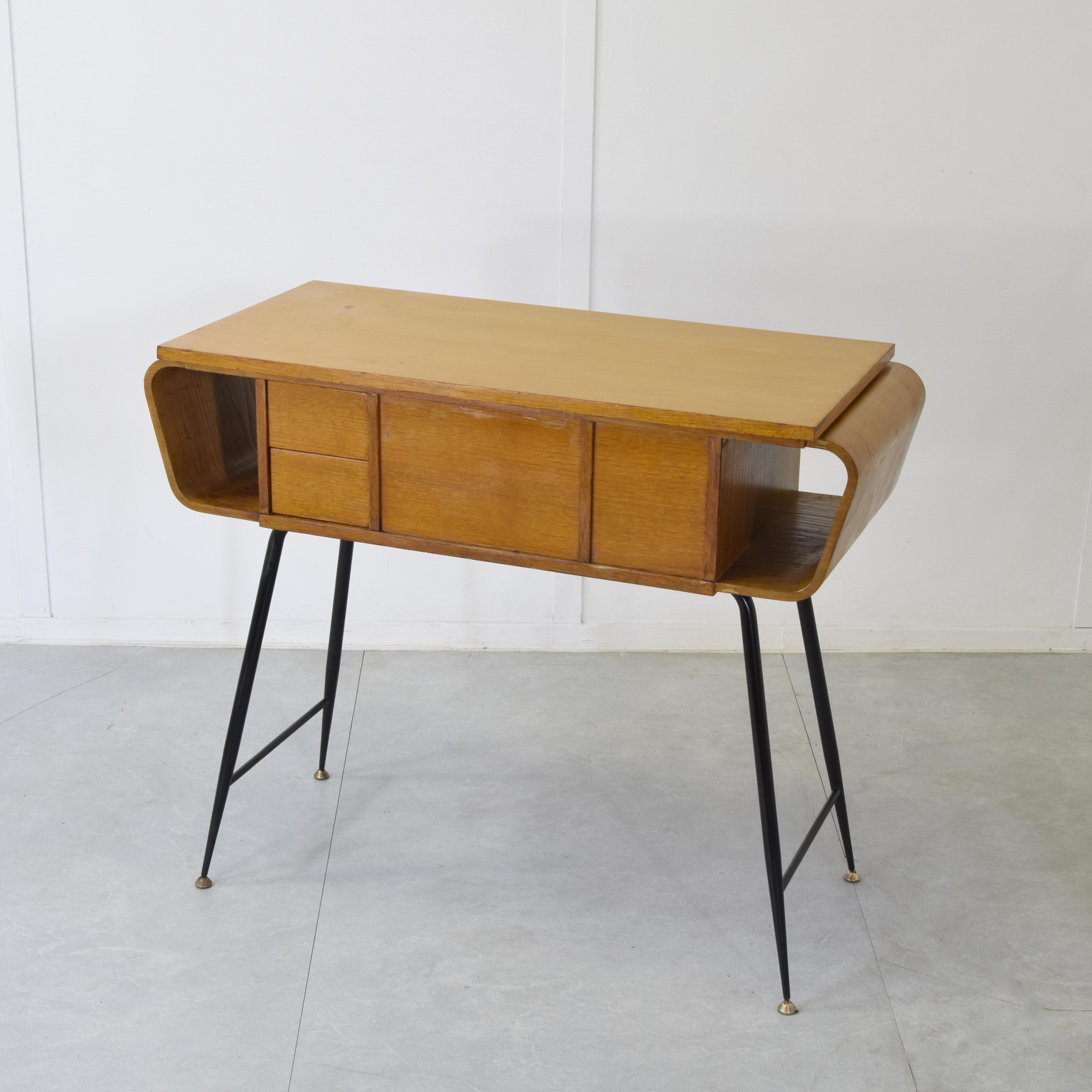 Mid-Century moderno Gio Ponti consolle Singer 1960s in vendita