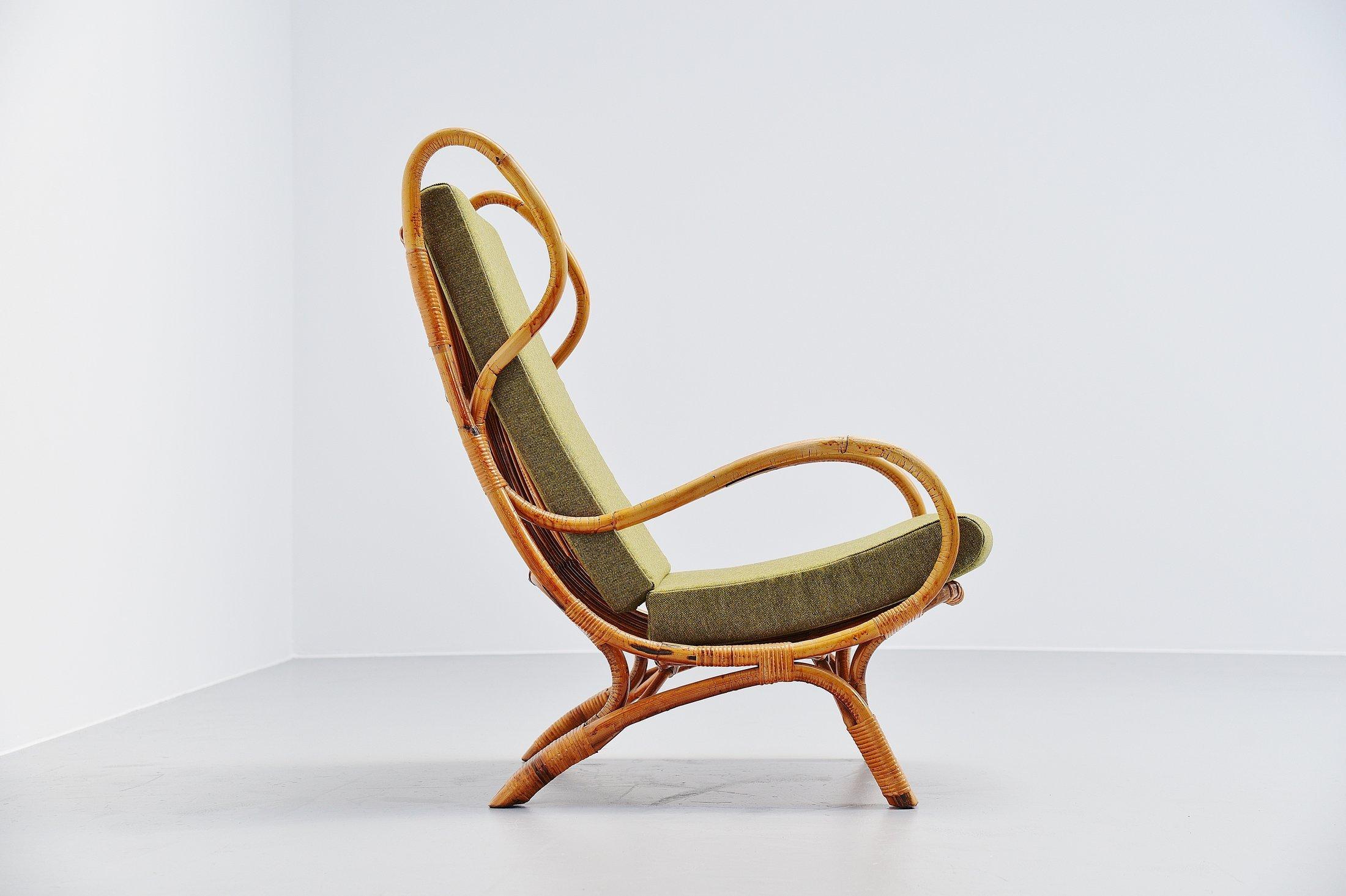 Mid-20th Century Gio Ponti Continuum Lounge Chair BP16 Bonacina, Italy, 1963