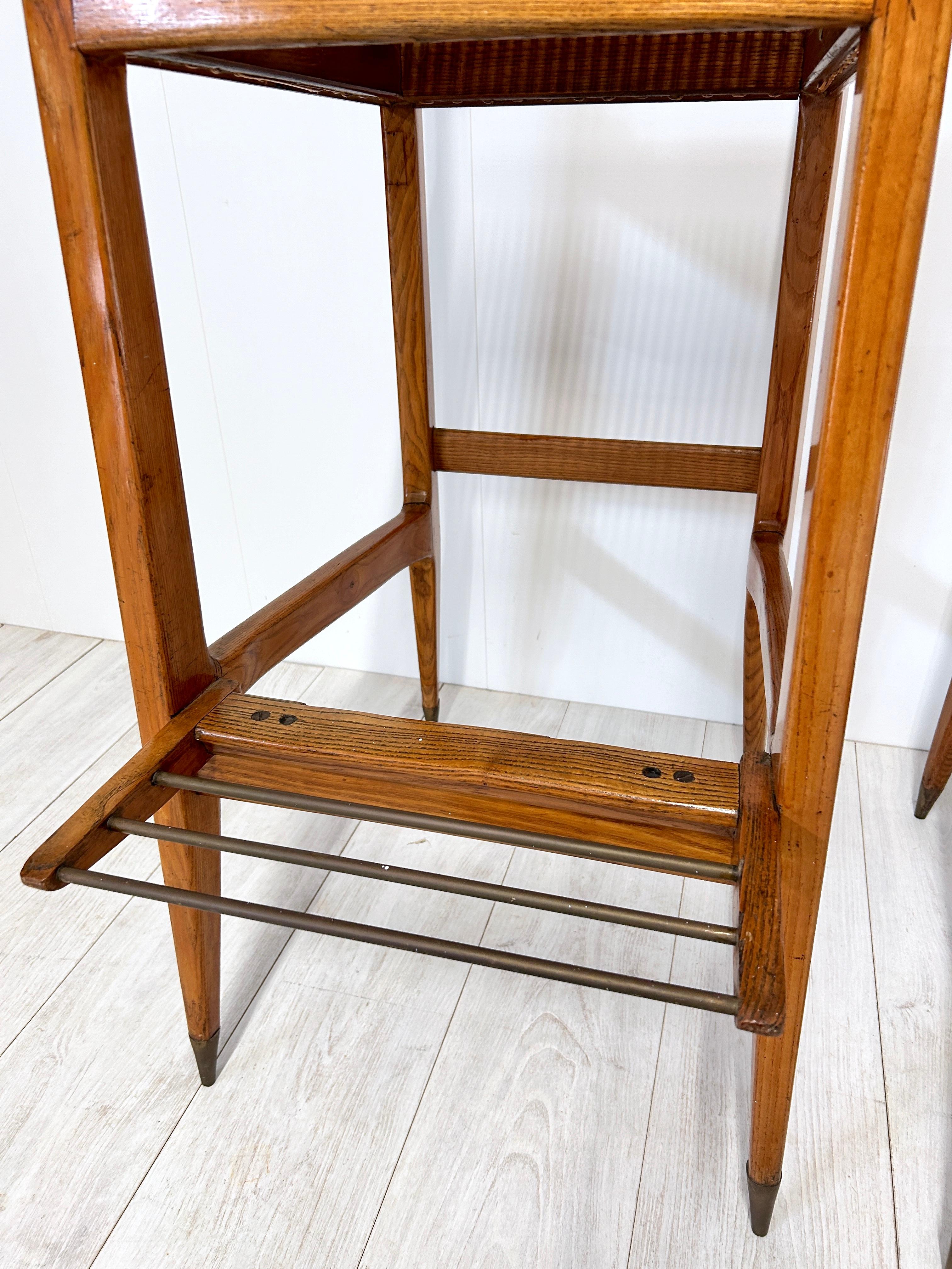 Gio Ponti, Pair of croupier stools from the Casino of San Remo, circa 1950 7