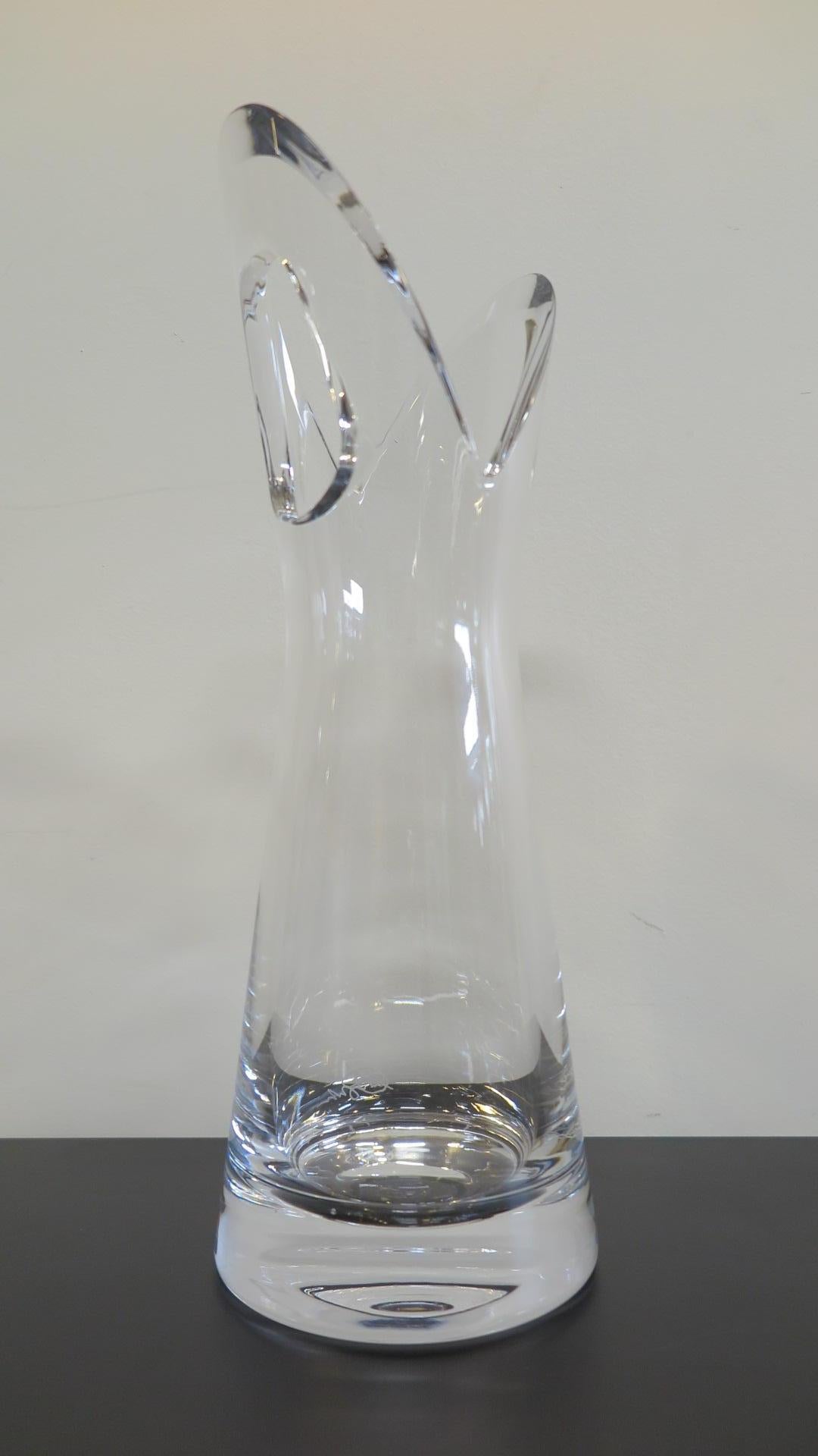 Gio Ponti crystal vase 