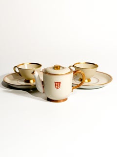 Gio Ponti Cups and Coffee Pot Designed for the Victoria Lloyd Triestino Ship
