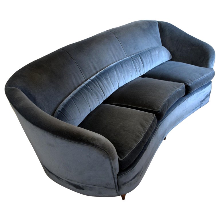 Gio Ponti Curved Sofa For Casa E Giardino 1938 At 1stDibs