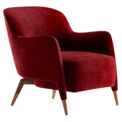Gio Ponti D.151.4 Armchair in Velvet Molteni&C 