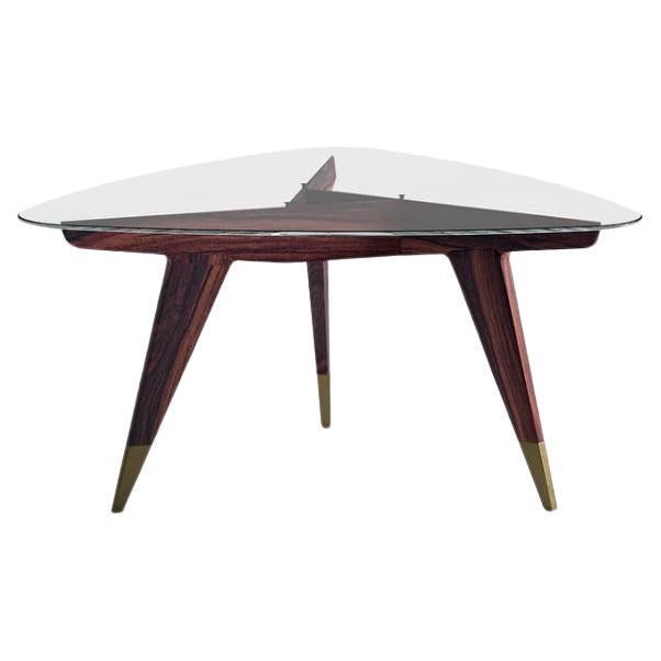 Molteni&C D.552.2 Rosewood Coffee Table by Gio Ponti 