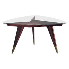 Molteni&C D.552.2 Rosewood Coffee Table by Gio Ponti 