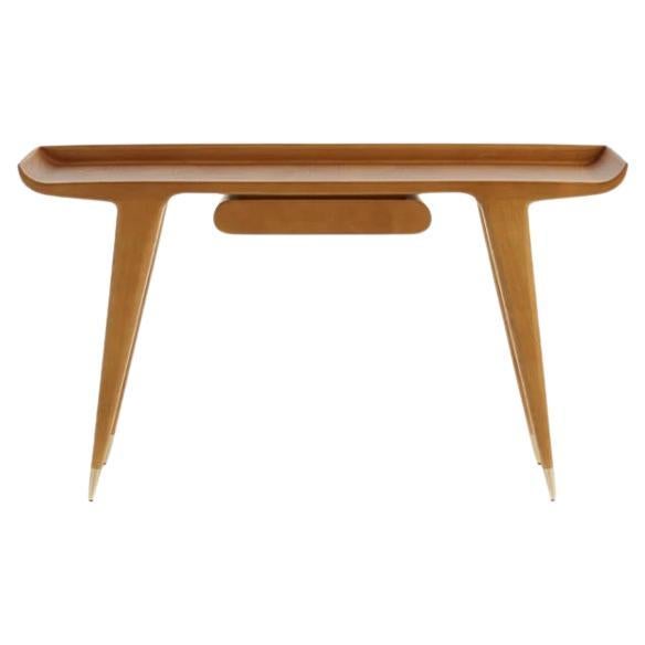Molteni&C D.847.1 Ash Wood Desk by Gio Ponti  For Sale