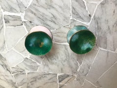 Gio’ Ponti De Poli Handles Enameled Copper and Brass, 1954, Italy