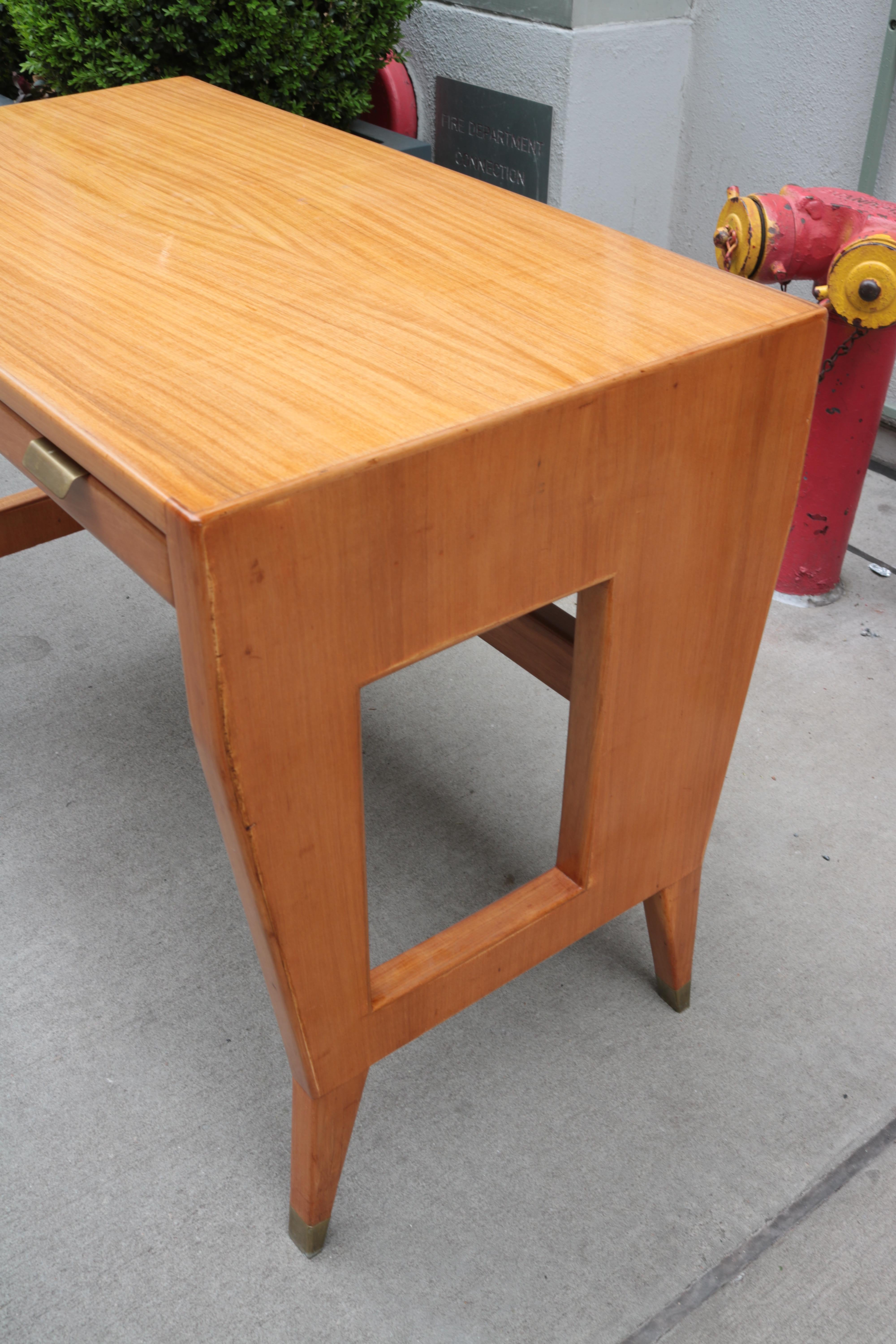 Modern Gio Ponti Deigned Small Writing Table or Console