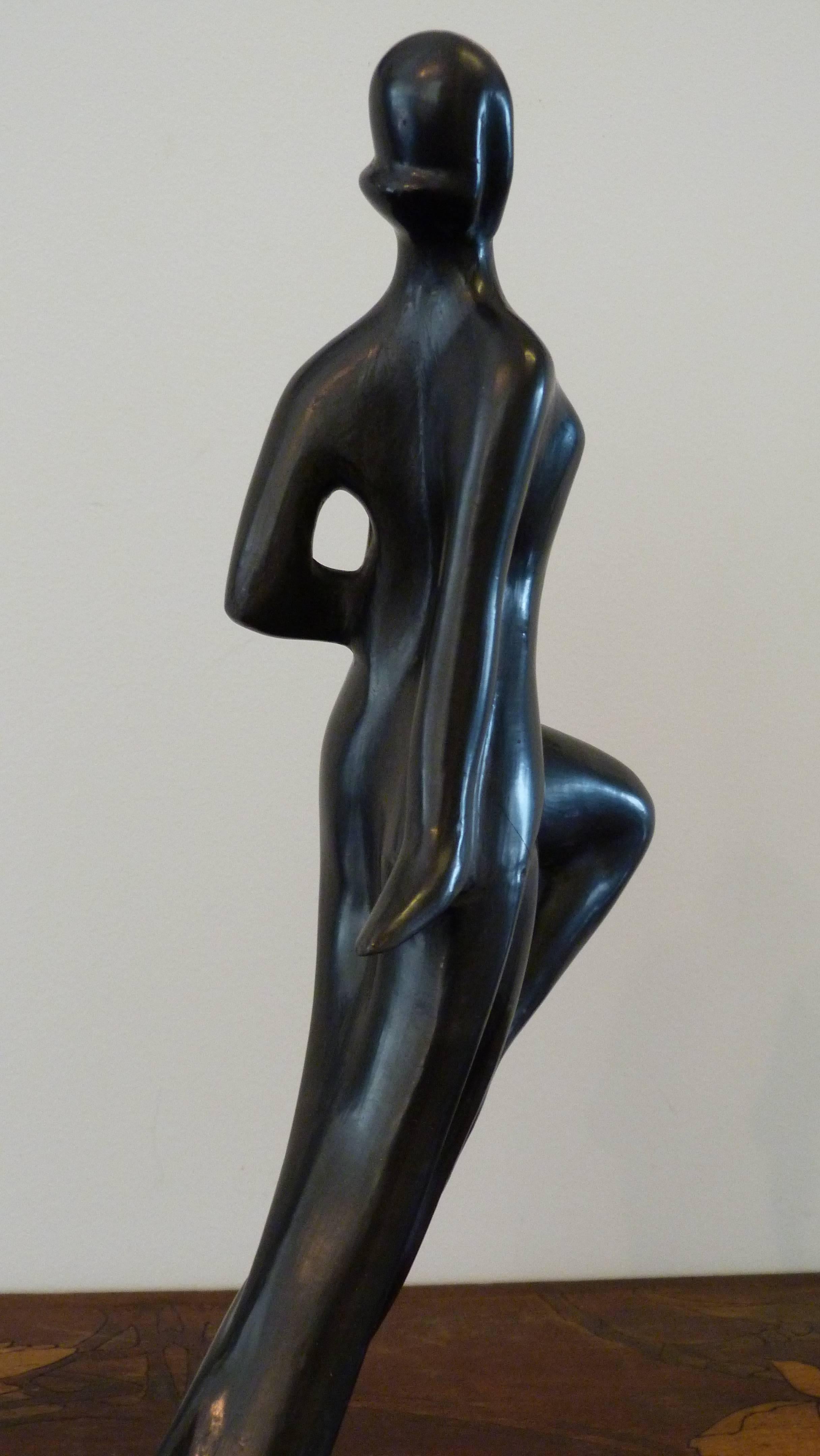 Sculpture d'un Nu Féminin de Bucchero 