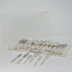 Gio Ponti Diamond Flatware, Service for Twelve
