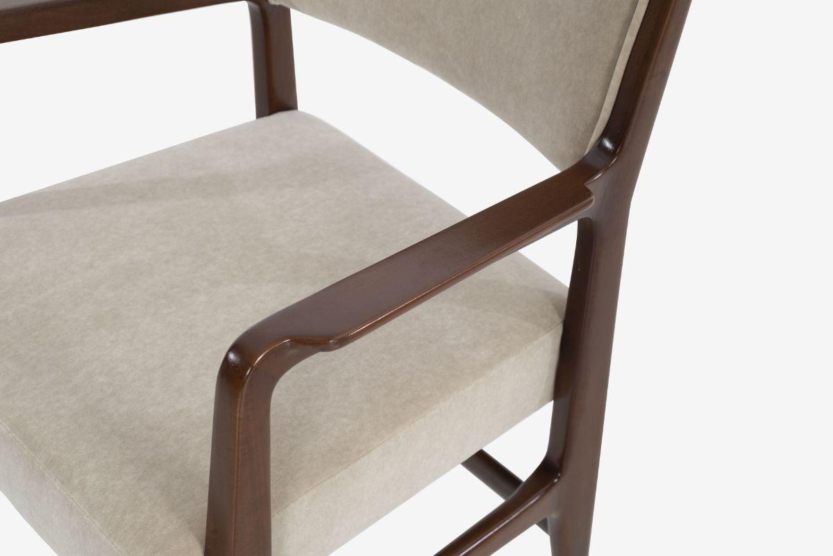 Gio Ponti Dining Chairs for Singer & Sons Set of Six For Sale 1