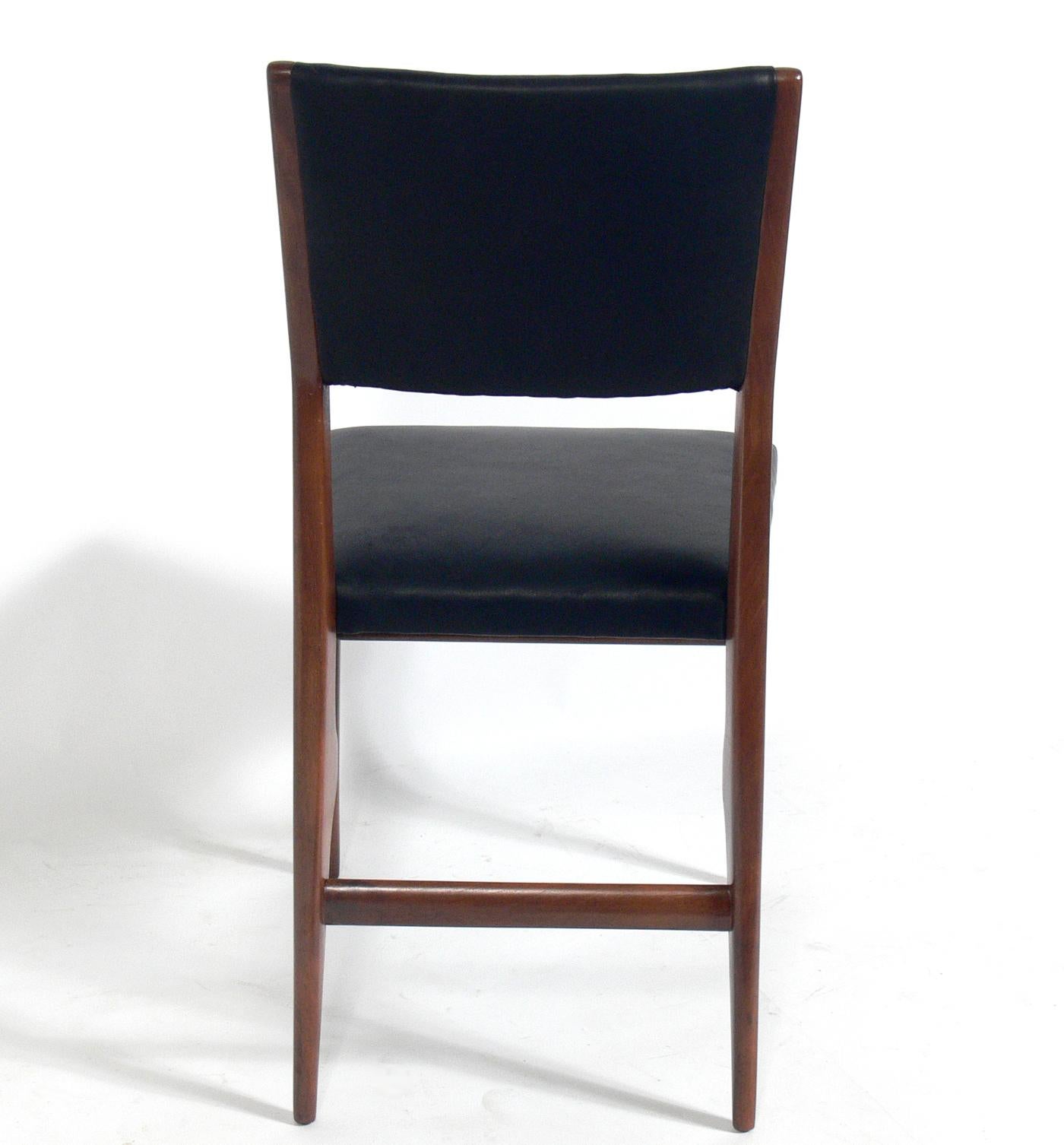 Gio Ponti Dining Chairs, Twelve Available In Good Condition In Atlanta, GA