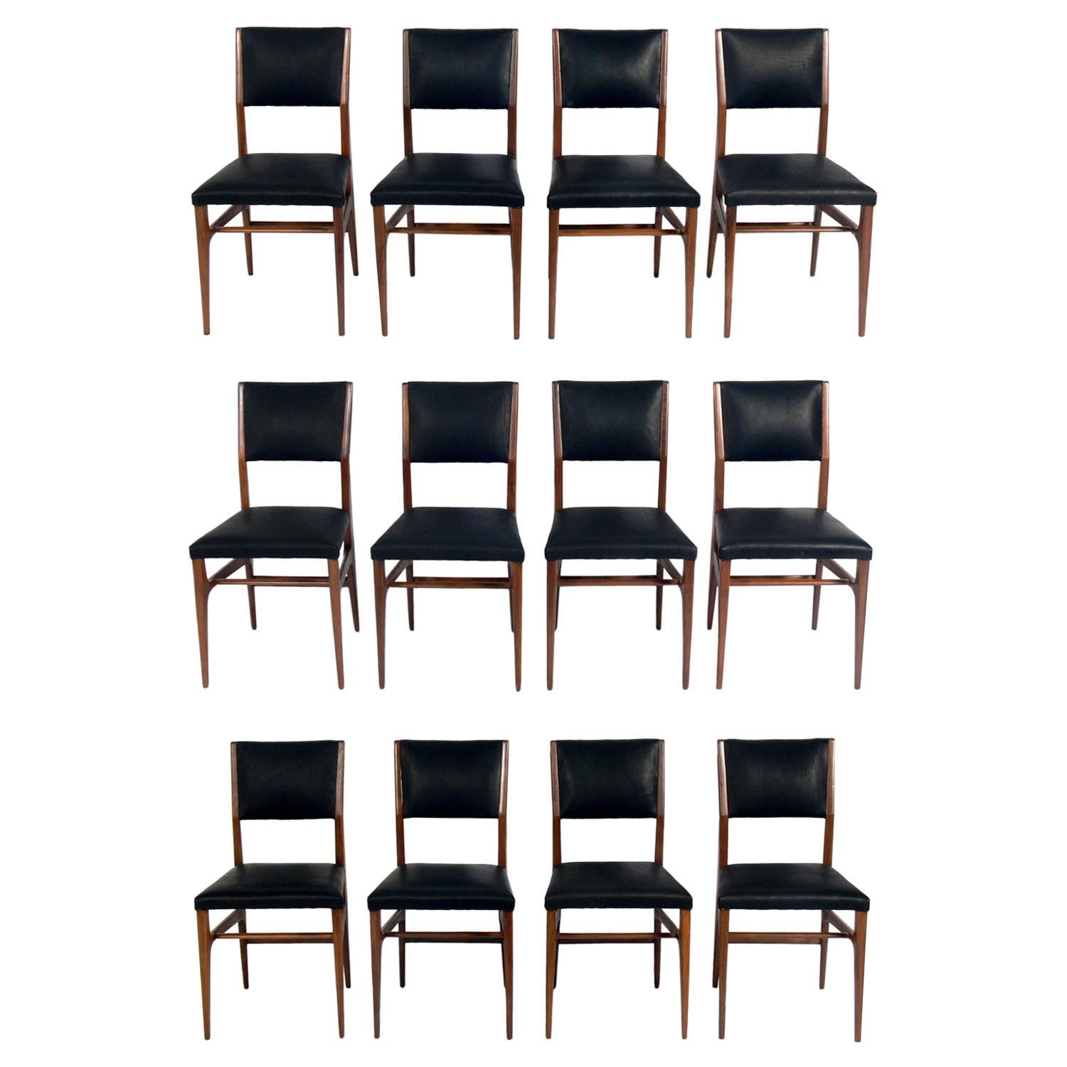 Gio Ponti Dining Chairs, Twelve Available