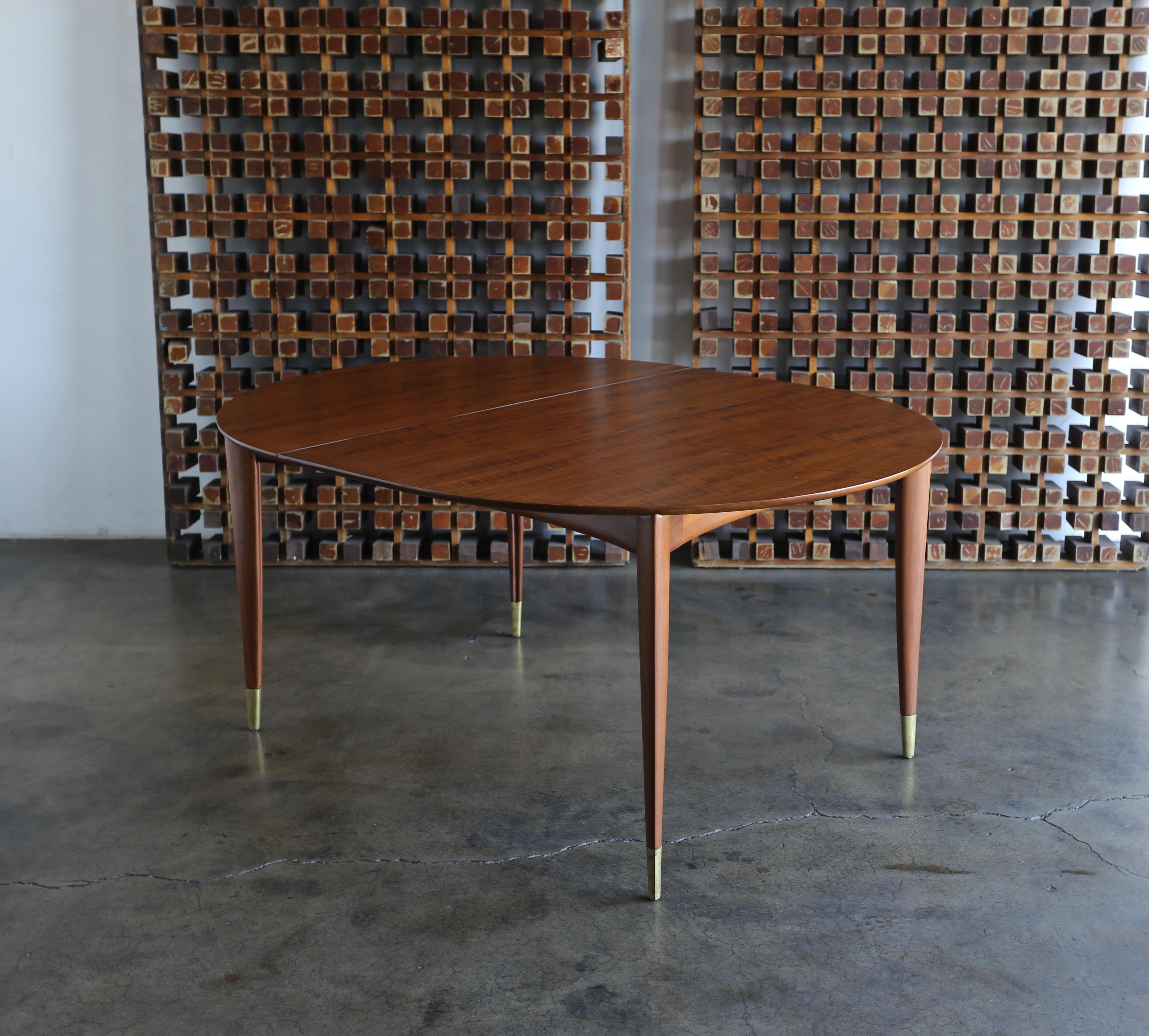 Gio Ponti Dining Table for M. Singer & Sons, circa 1955 In Good Condition In Costa Mesa, CA