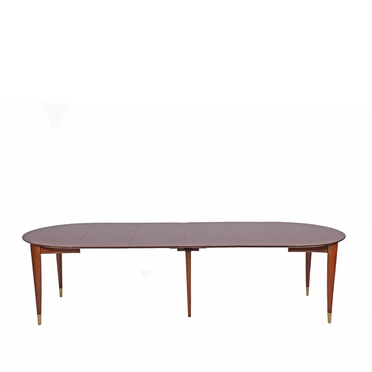 Wood Gio Ponti Dining Table Four Leaves for Singer & Son