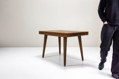 Tavolo da pranzo Gio Ponti in noce impiallacciato, Italia anni '40